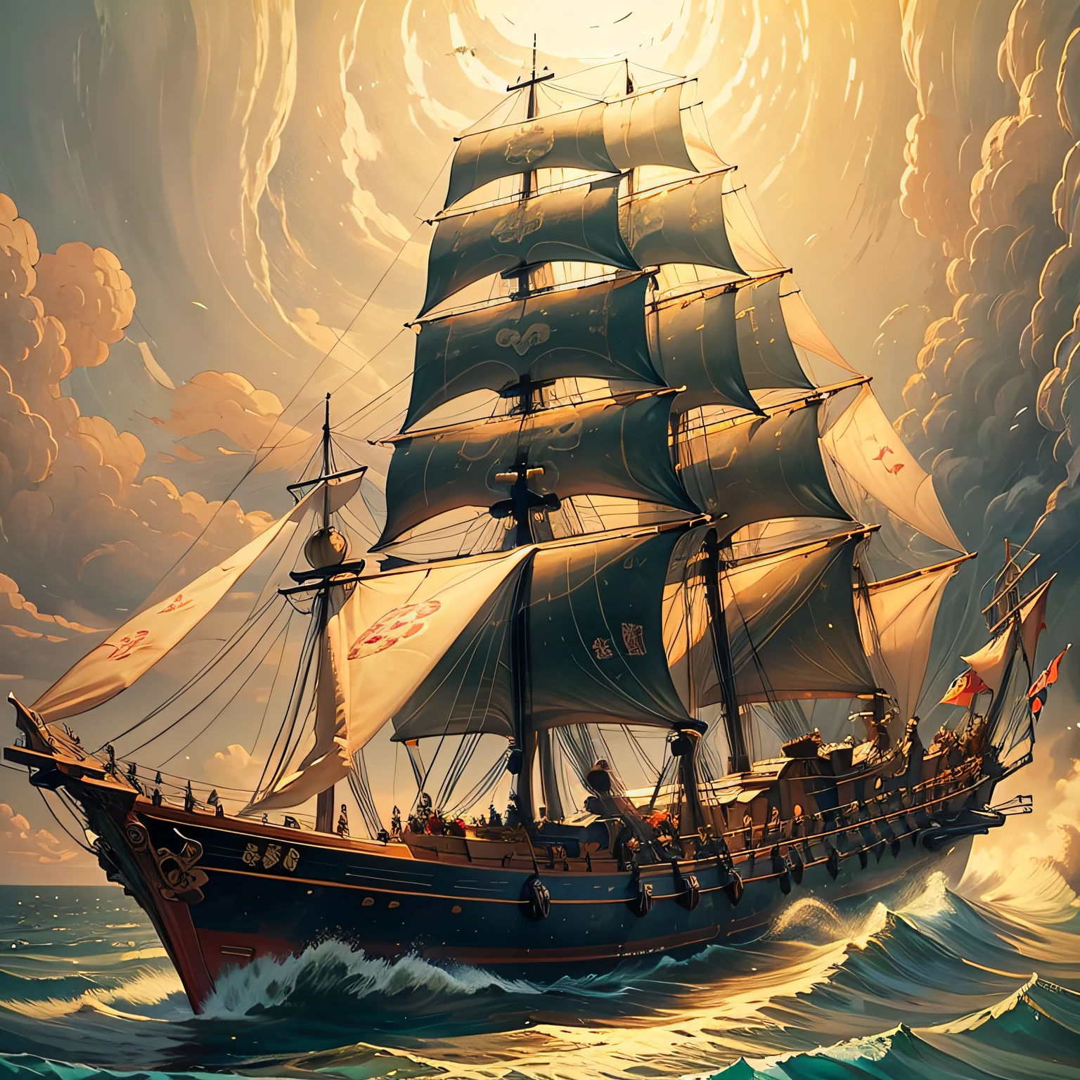 Black Ships, Kujukuri Beach, Commodore Matthew Perry, Edo period, Westernization, Diplomacy, Treaty of Kanagawa, Ocean, Sail ships, Steam engines, Trade negotiation, Cultural exchange, Historical encounter, Futuristic interpretation, East meets West --auto