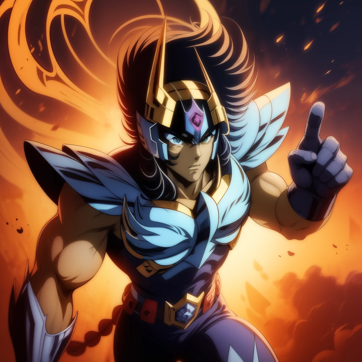 ((cosmo)), ((Cosmos)), (Manga art style), visual de anime, obra-prima, vortex de fogo, foco nítido, Dramatic, Arte da pintura, vortex de fogo nos punhos, punhos cerrados acertando 1 muscle man, vortex de fogo no muscle man , anime, tiro largo, 85 millimeters, Super Detalhe, (((cenario grego antigo dynamic )))