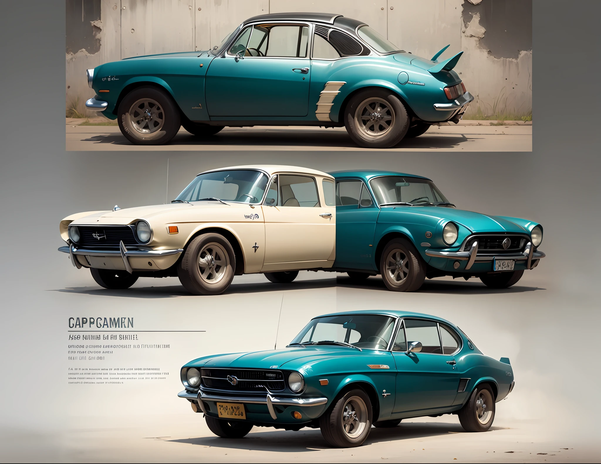 1. Fundo: An aged metal textured background or a vintage leather pattern, Creating a sense of authenticity.
2. Images of classic cars: Include images or silhouettes of iconic vintage cars, como um Ford Mustang, um Chevrolet Camaro ou um Volkswagen Fusca. You can place these images around the cover to create a dynamic look.
3. Logo do Canal: Coloque o logotipo do seu canal em destaque na parte superior da capa, so viewers can quickly identify you.
4. Detalhes decorativos: Adicione alguns detalhes decorativos, like a banner reminiscent of old car nameplates, or even some retro stickers.
5. cores: Use colors that hark back to the era of old cars, como tons de vermelho, azul escuro ou creme. Essas cores ajudam a transmitir a atmosfera vintage. --auto