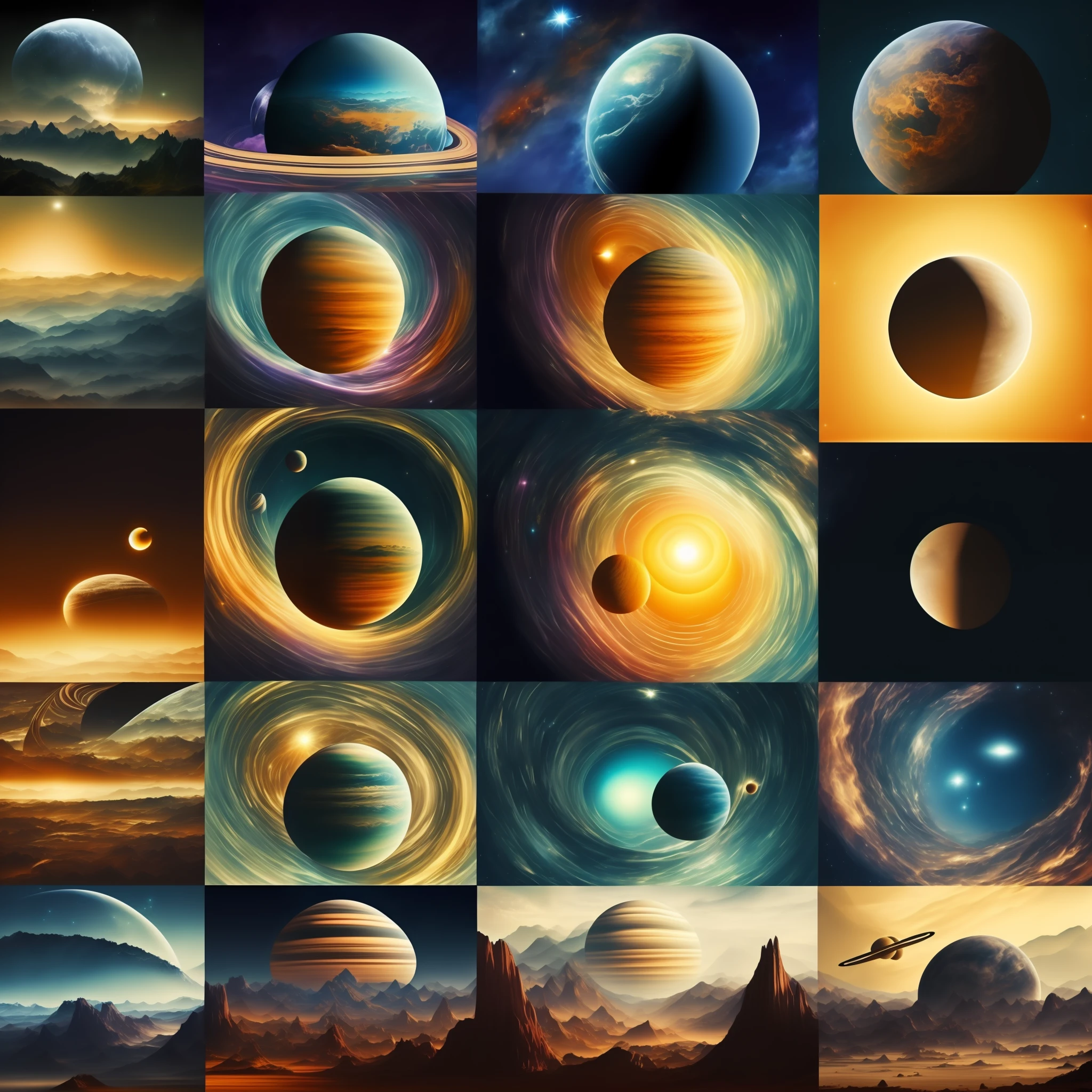 universes、Big Planets、Enigmatic space、intergalactic --auto