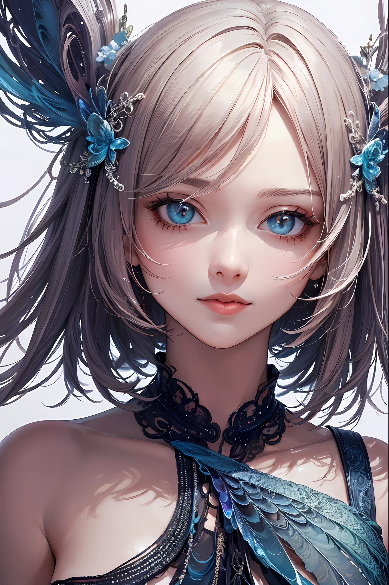 (masterpiece, top quality, best quality, official art, beautiful and aesthetic:1.2), (1girl), extreme detailed,(fractal art:1.3),colorful,highest detailed
