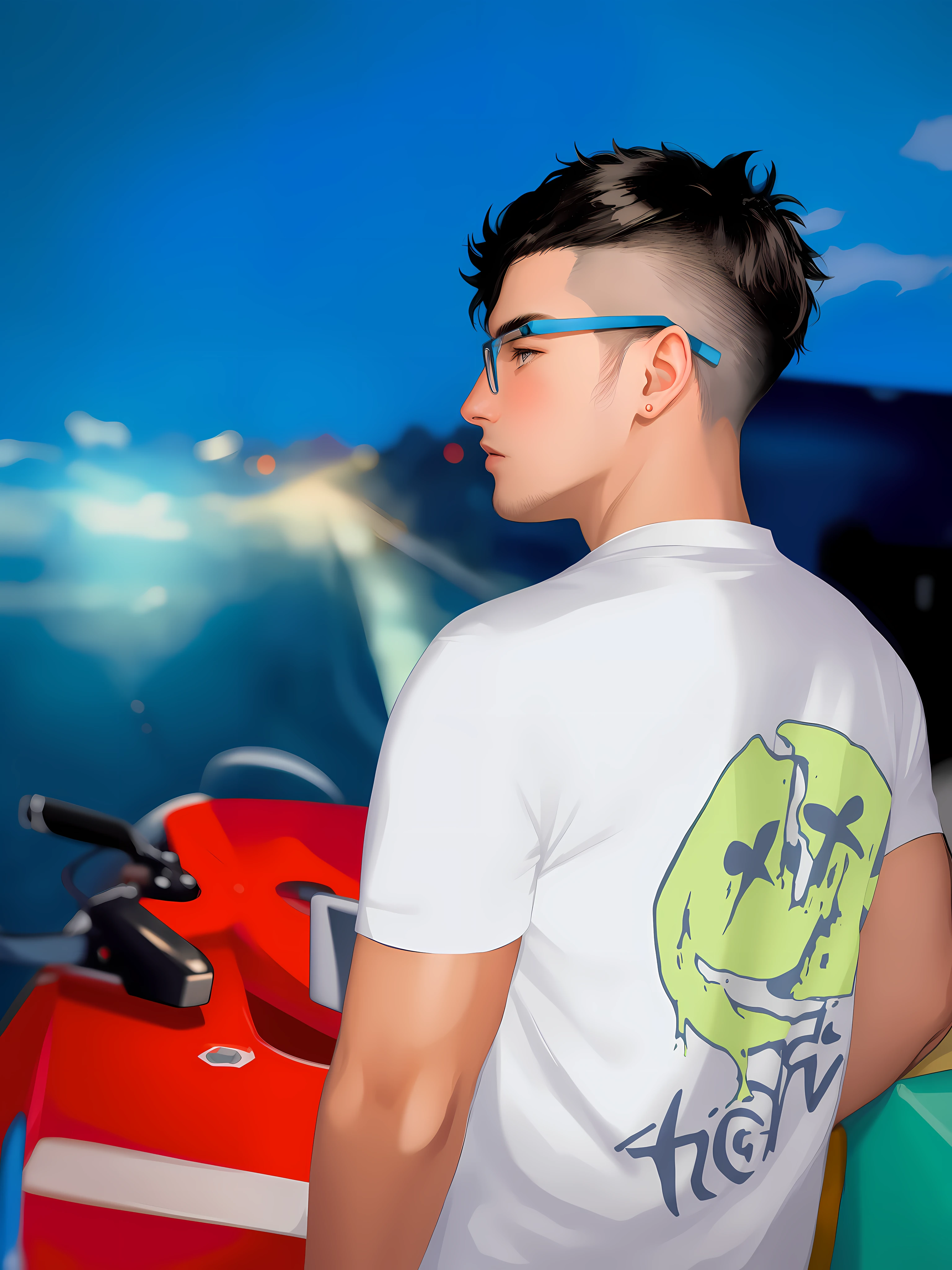 (Best quality portrait photo: high resolution), gaming pic ai pic new shart