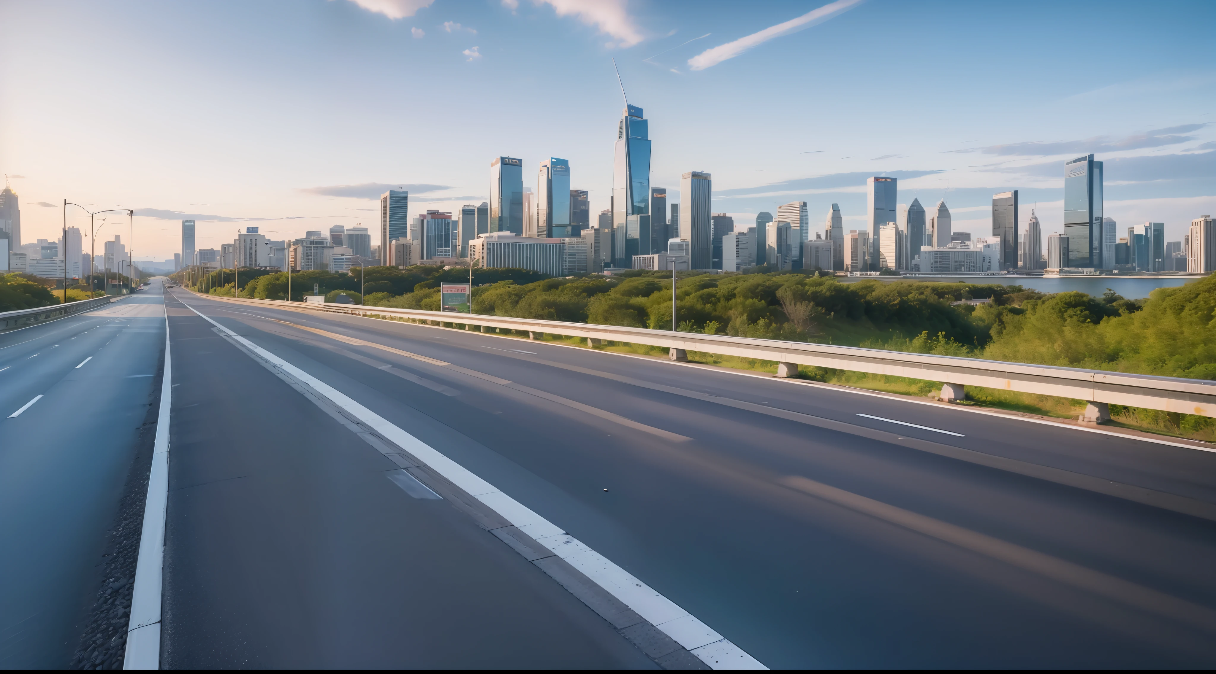 Future city scenic highway,A close-up of a highway,Live photos,8K,Kodak,shutter inventory