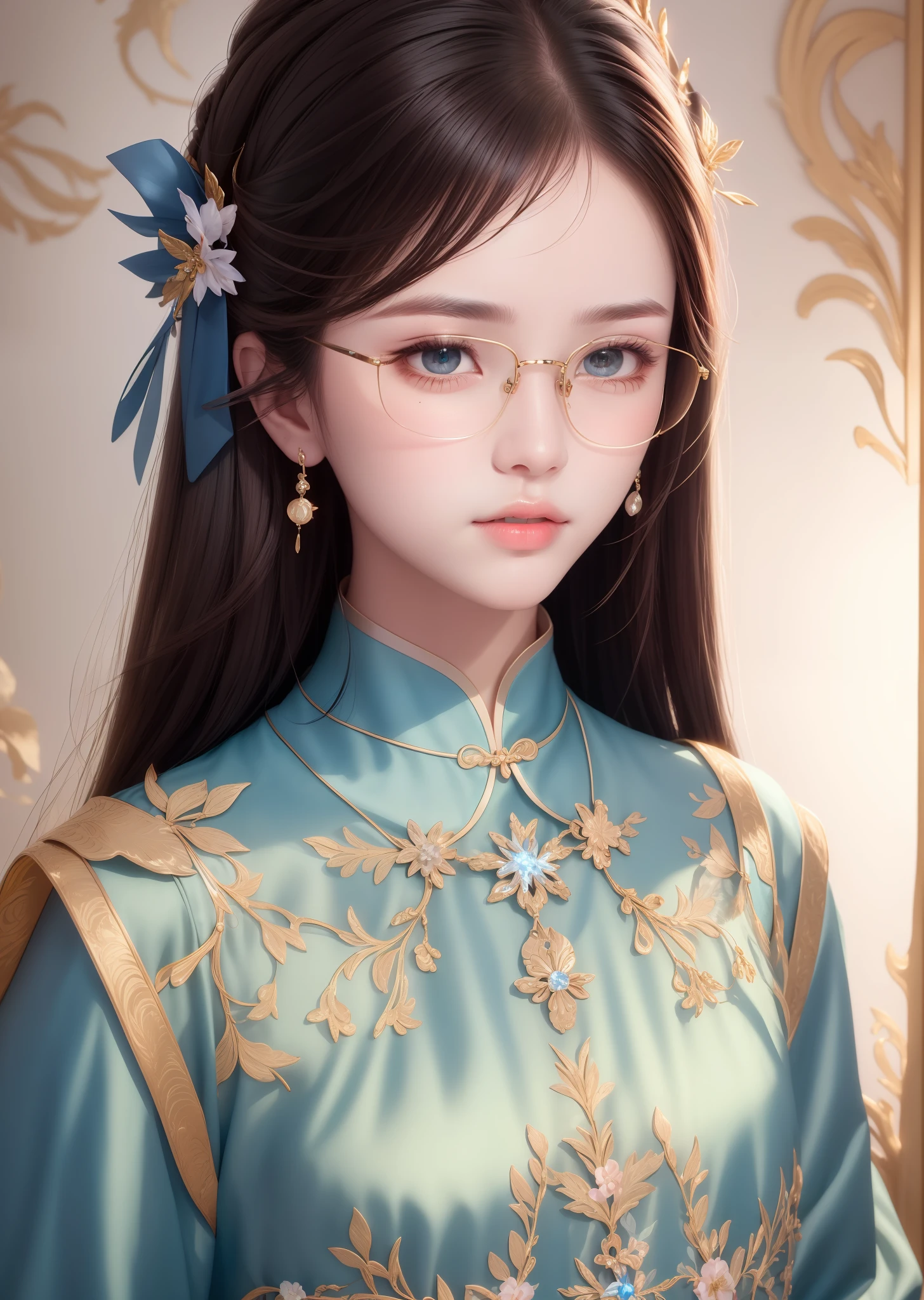 (​masterpiece、side lights、Beautiful Eyes of Details:1.2)、eye glasses、Realistic and shiny skin、shinny skin、Facial light、Shiny face、(1 teengirl)、
Facial light、Shiny face、shinny skin、shinny skin、(fullllbody)、