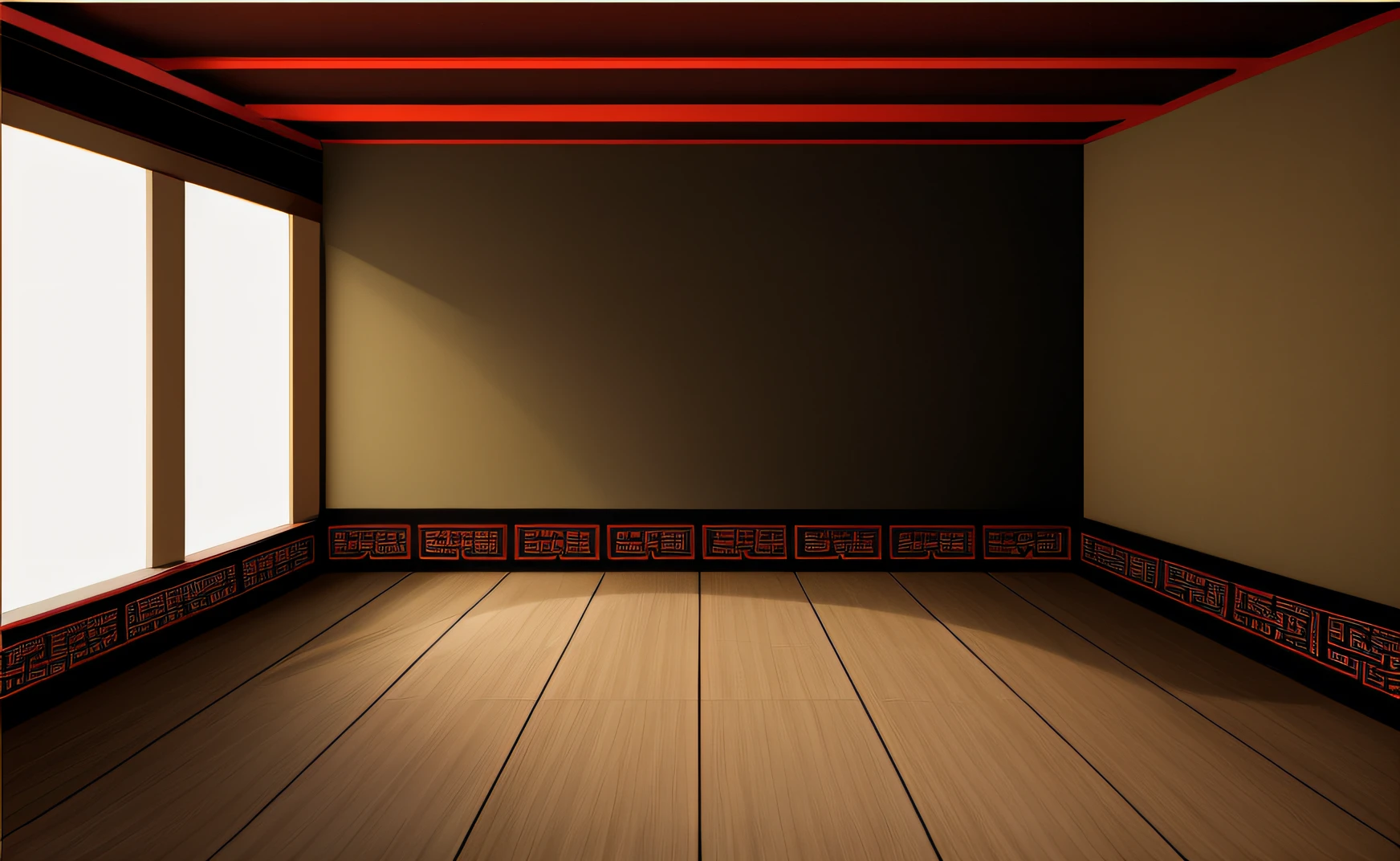 Ancient Chinese interior scene