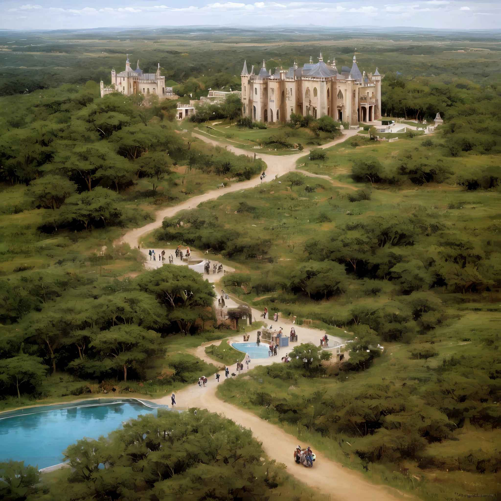alice in the wonderland, Completing the country, Horizonte Castelo rainha de copas casa do chapeleiro maluco --auto