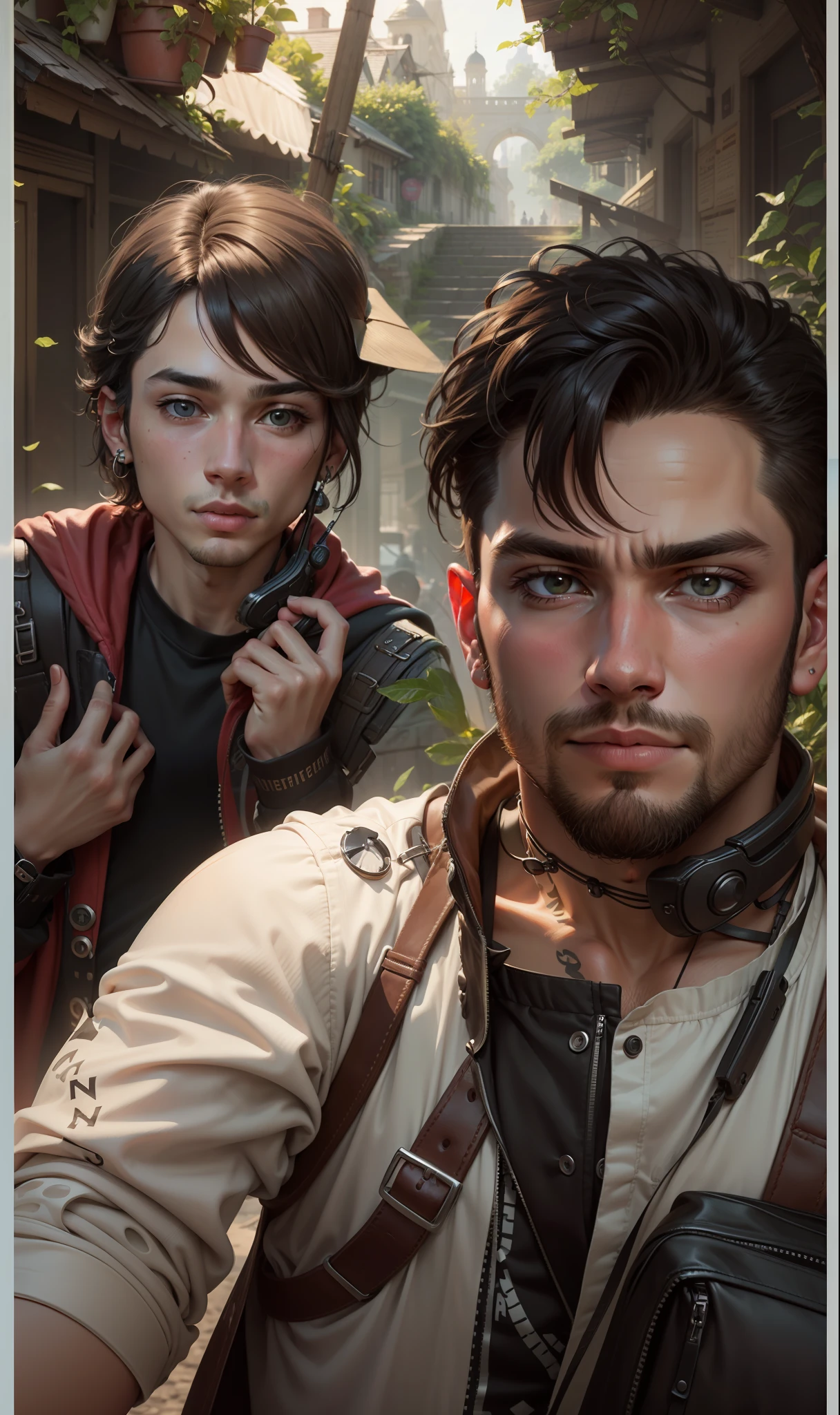 Cute boy cayberpunk handsome realistic 4k 8k realistic