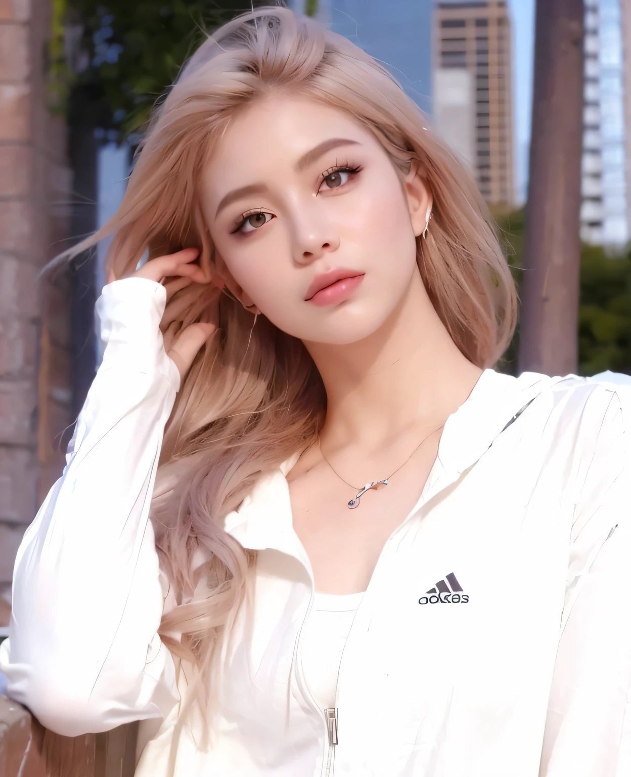 (realistic, photo-realistic:1.37),(8k, RAW photo, best quality, masterpiece:1.2), cute, ultra-detailed,heart-shaped pupils,physically-based rendering, ultra high res, kodakvision color, shot on Arricam LT Camera, bokeh, sharp focus,
looking at viewer,photorealistic,realistic, solo, photorealistic, best quality,extremely detailed face,extremely detailed eyes and face, beautiful detailed eyes,absurdres, incredibly absurdres,haunting smile,Messy hair, floating hair, ,