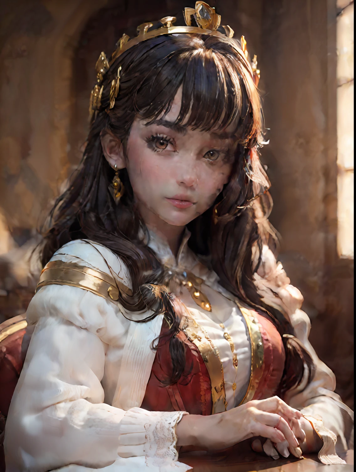 She is good-looking and charming. She is young queen. pretty face. Stephanie Law. This is a very delicate and detailed face photo,8k. --auto --s2