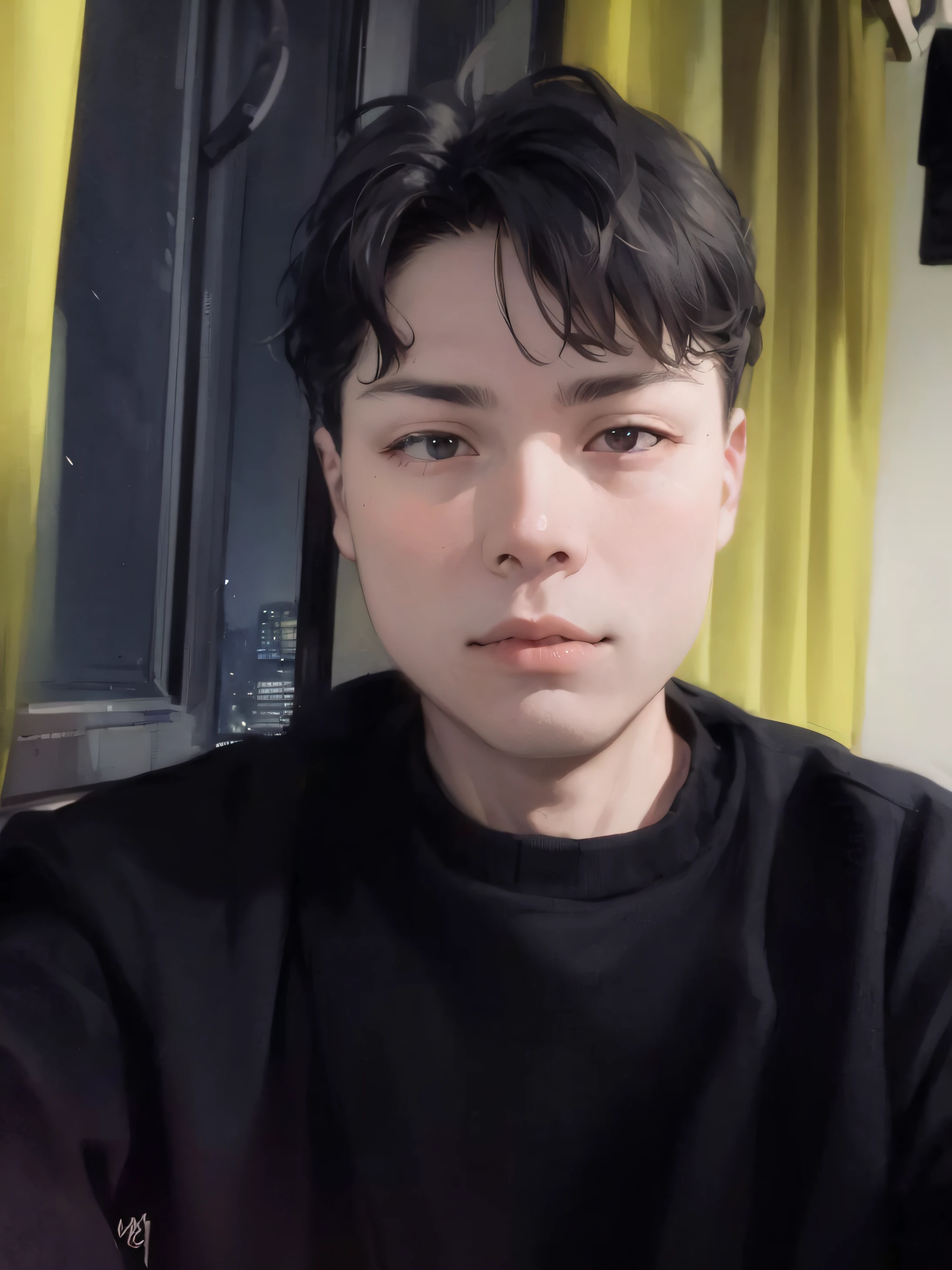 mtu,Fine facial features,The background is blurred out