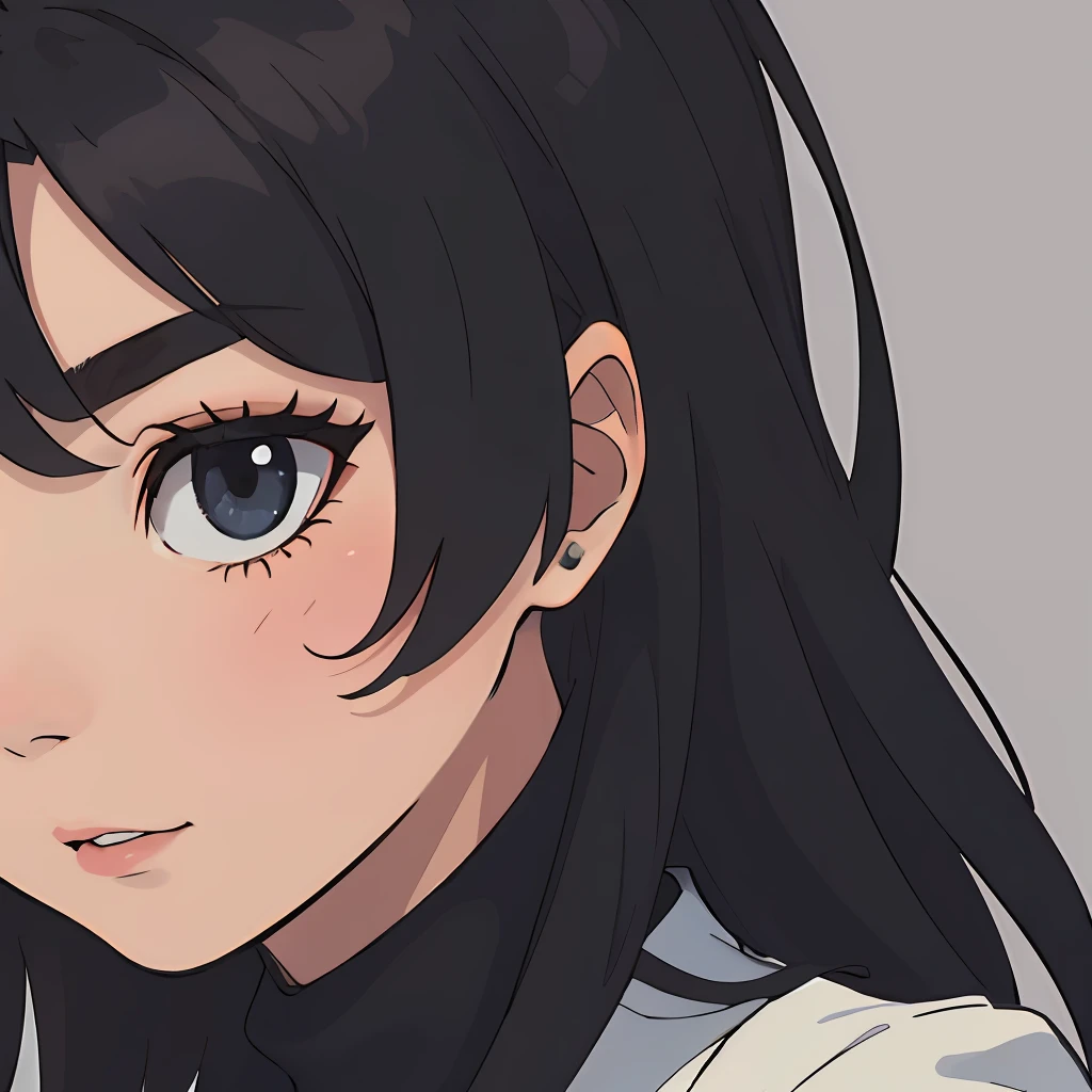 k hd，High picture quality，1girlhugebreasts,beauitful face，Close-up of，black colors，length hair，blur backgroun