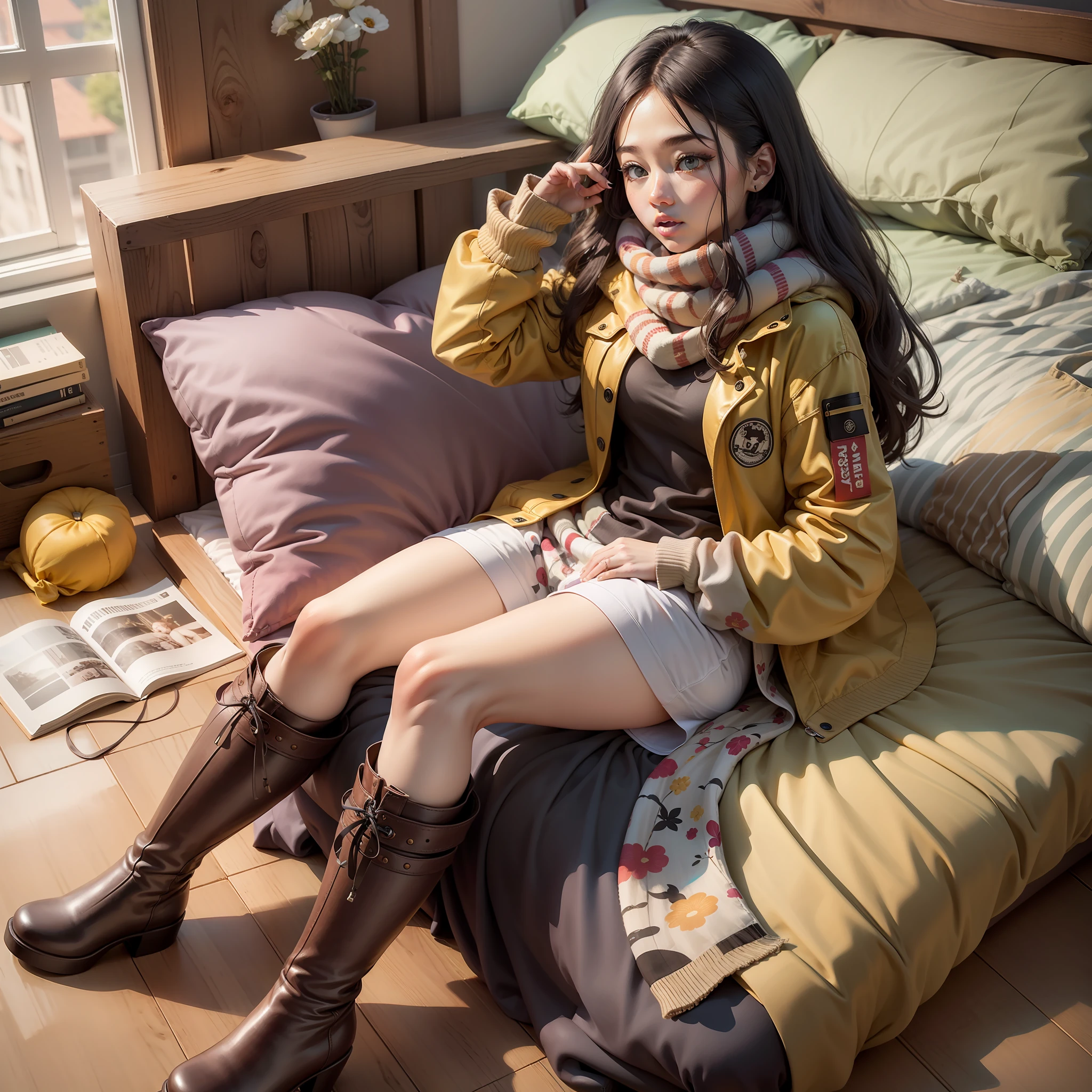 futon bedding　long boots