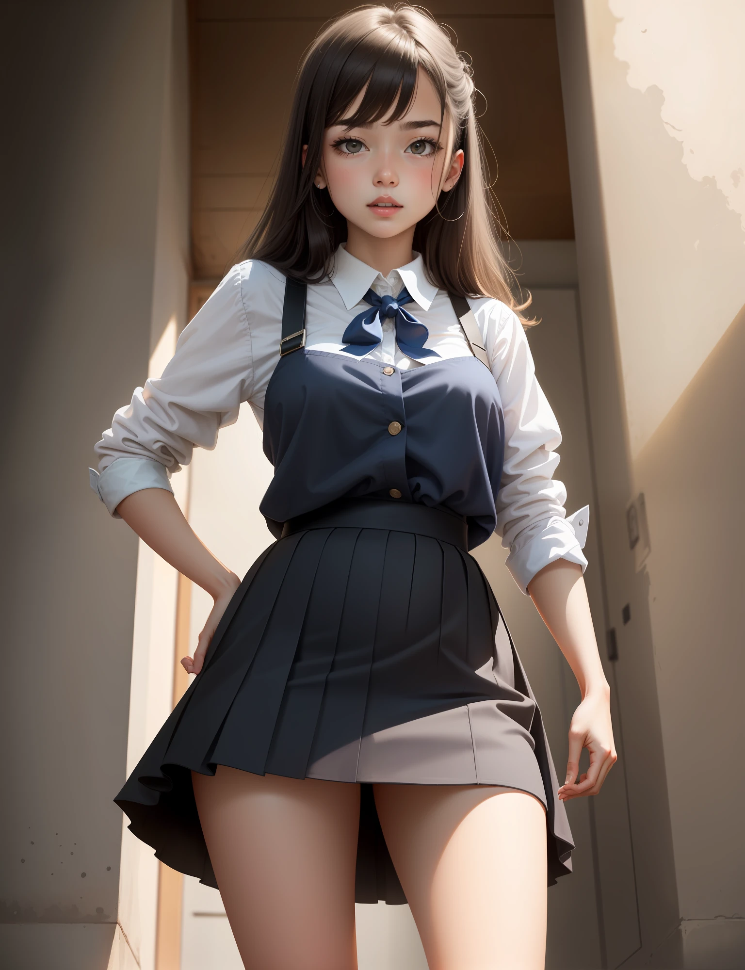 The girl who lifted her skirt