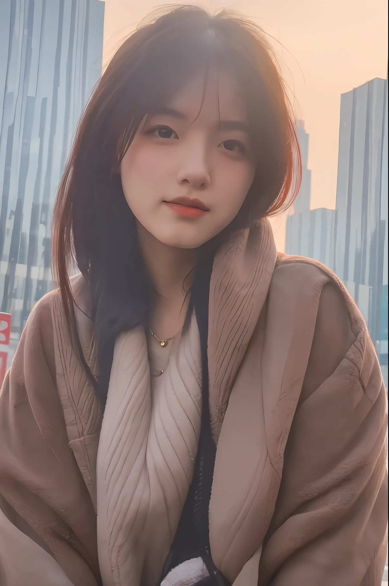 mix4,(8k, RAW photo, best quality, masterpiece:1.2), (realistic, photo-realistic:1.37),1girl,cute,cityscape, night, rain, wet, professional lighting, photon mapping, radiosity, physically-based rendering, shy expression