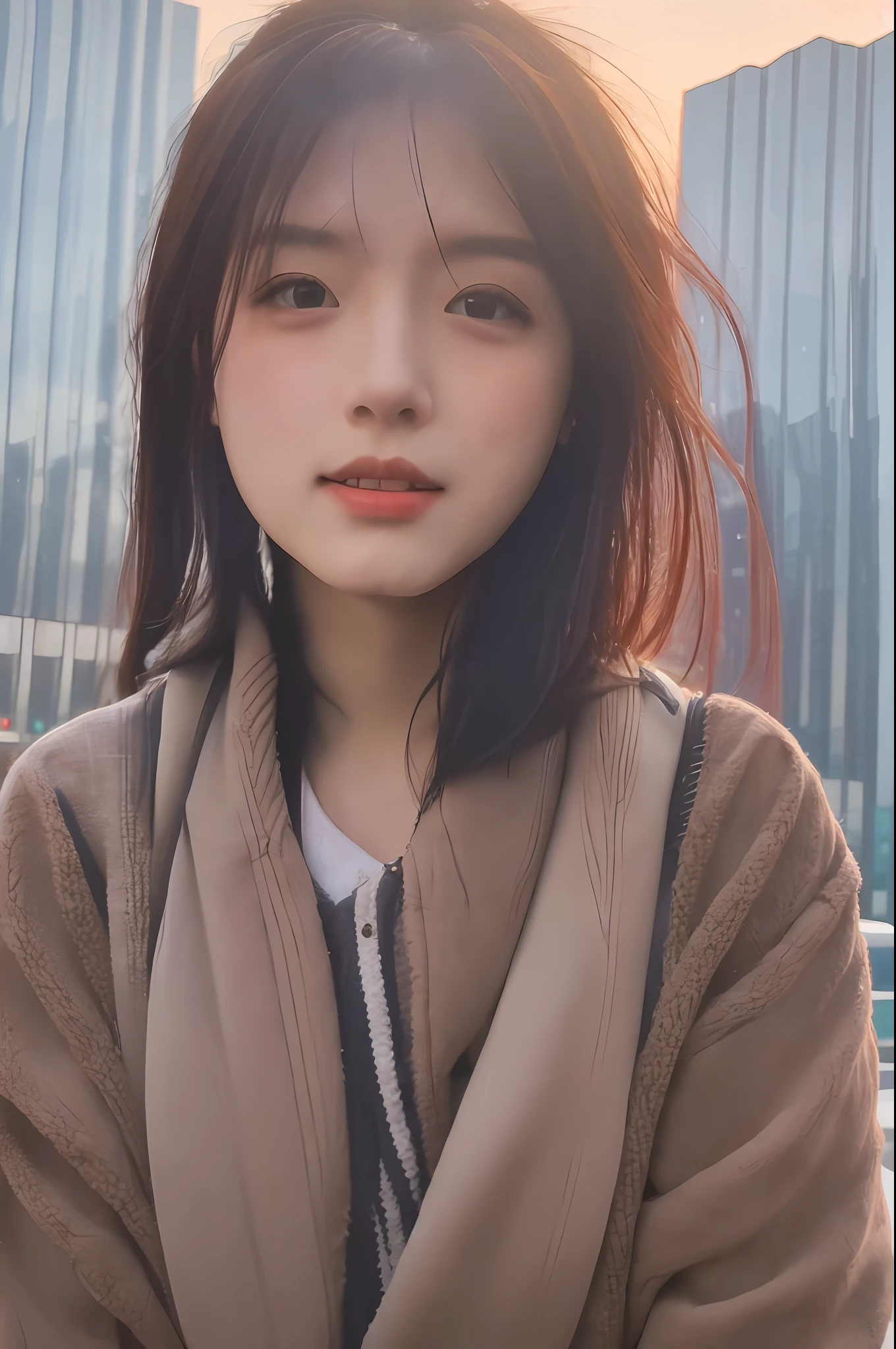 mix4,(8k, RAW photo, best quality, masterpiece:1.2), (realistic, photo-realistic:1.37),1girl,cute,cityscape, night, rain, wet, professional lighting, photon mapping, radiosity, physically-based rendering, shy expression