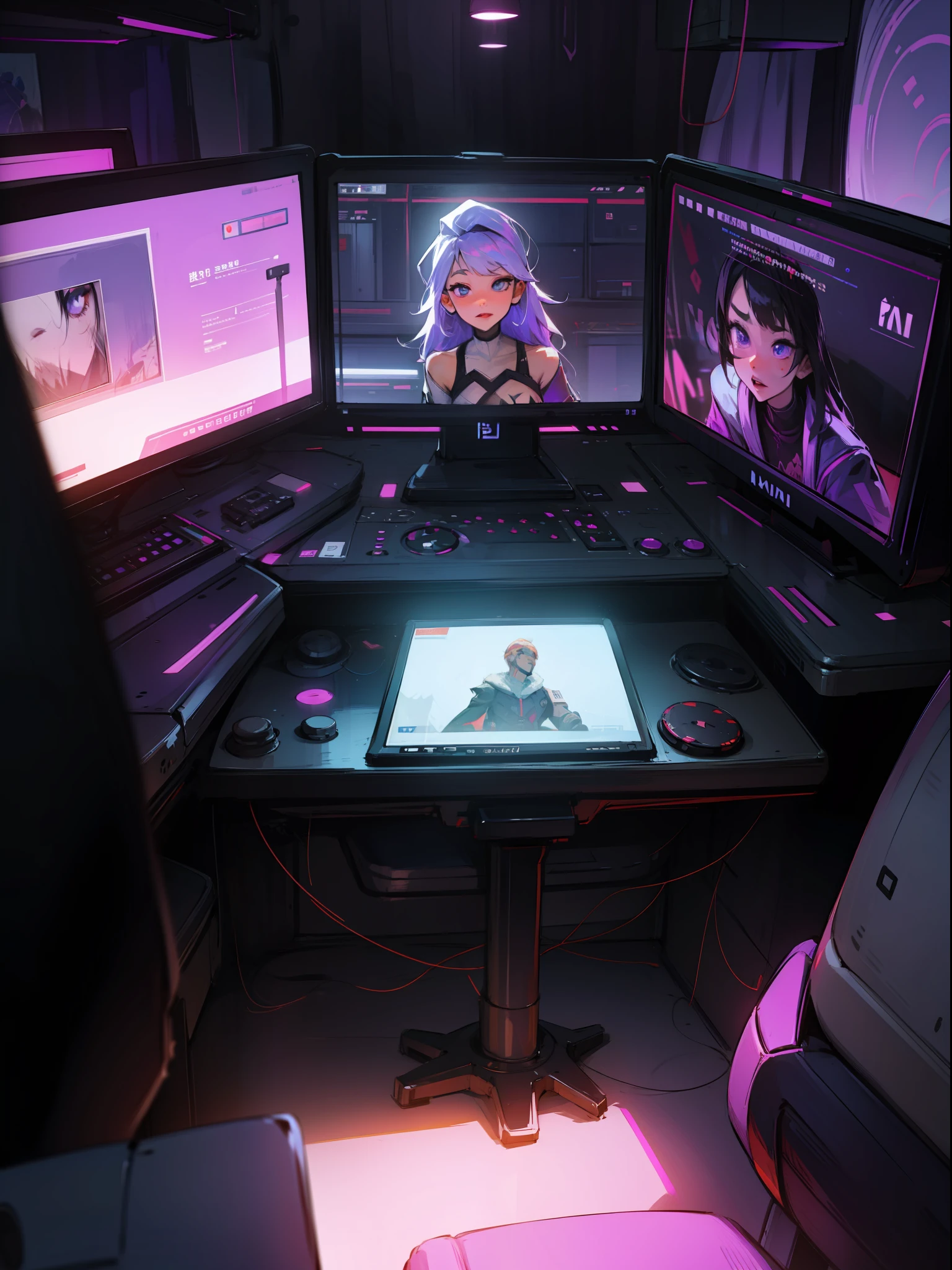 PURPLEBLEEP inside a video game --auto