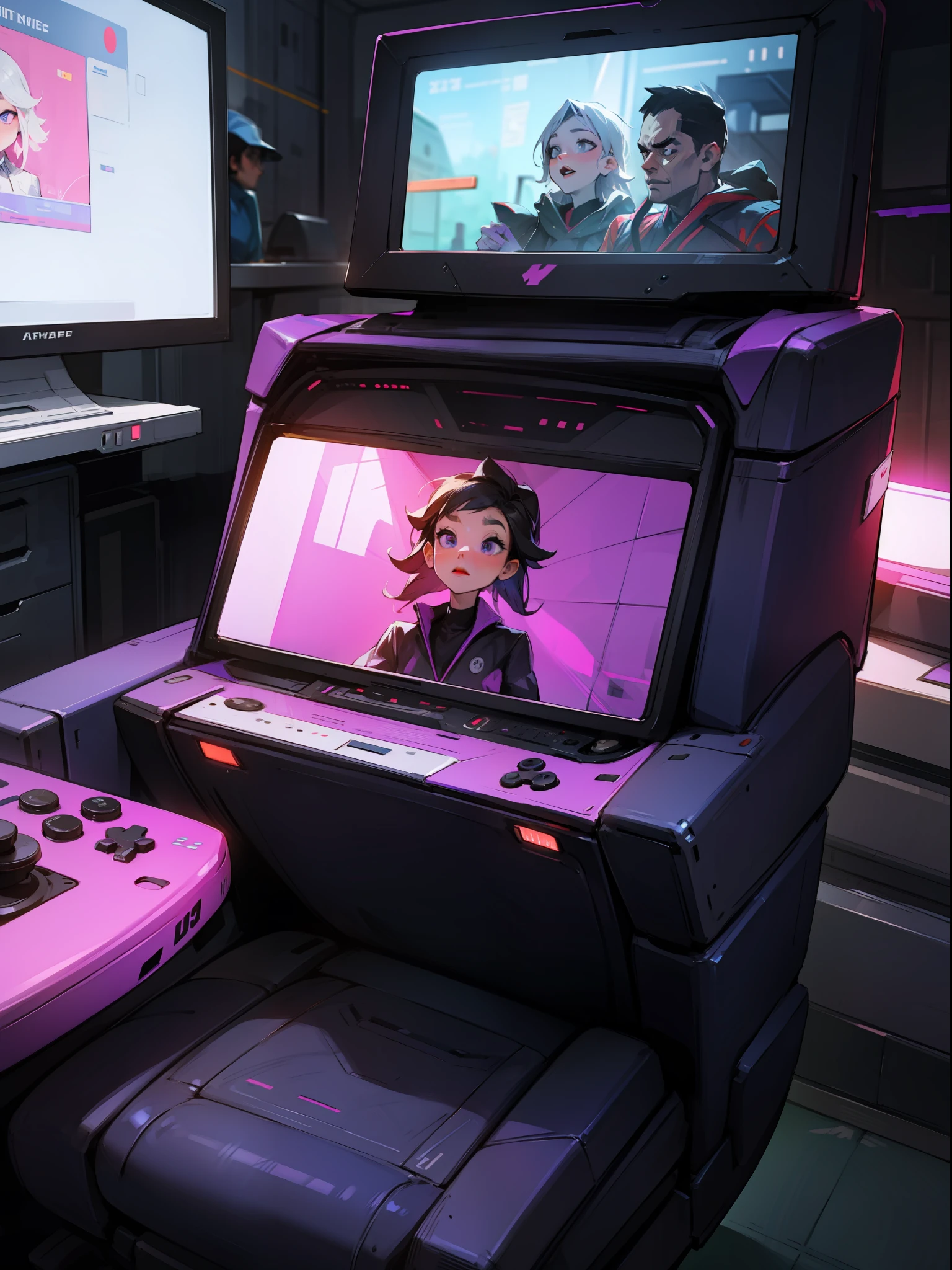 PURPLEBLEEP inside a video game --auto