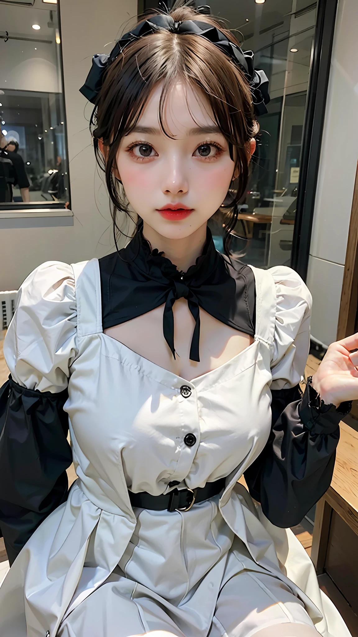 huge-breast、a beautifulchi girl、high picture quality、Like a shot with an SLR、Goth Loli Fashion、lolita fashion