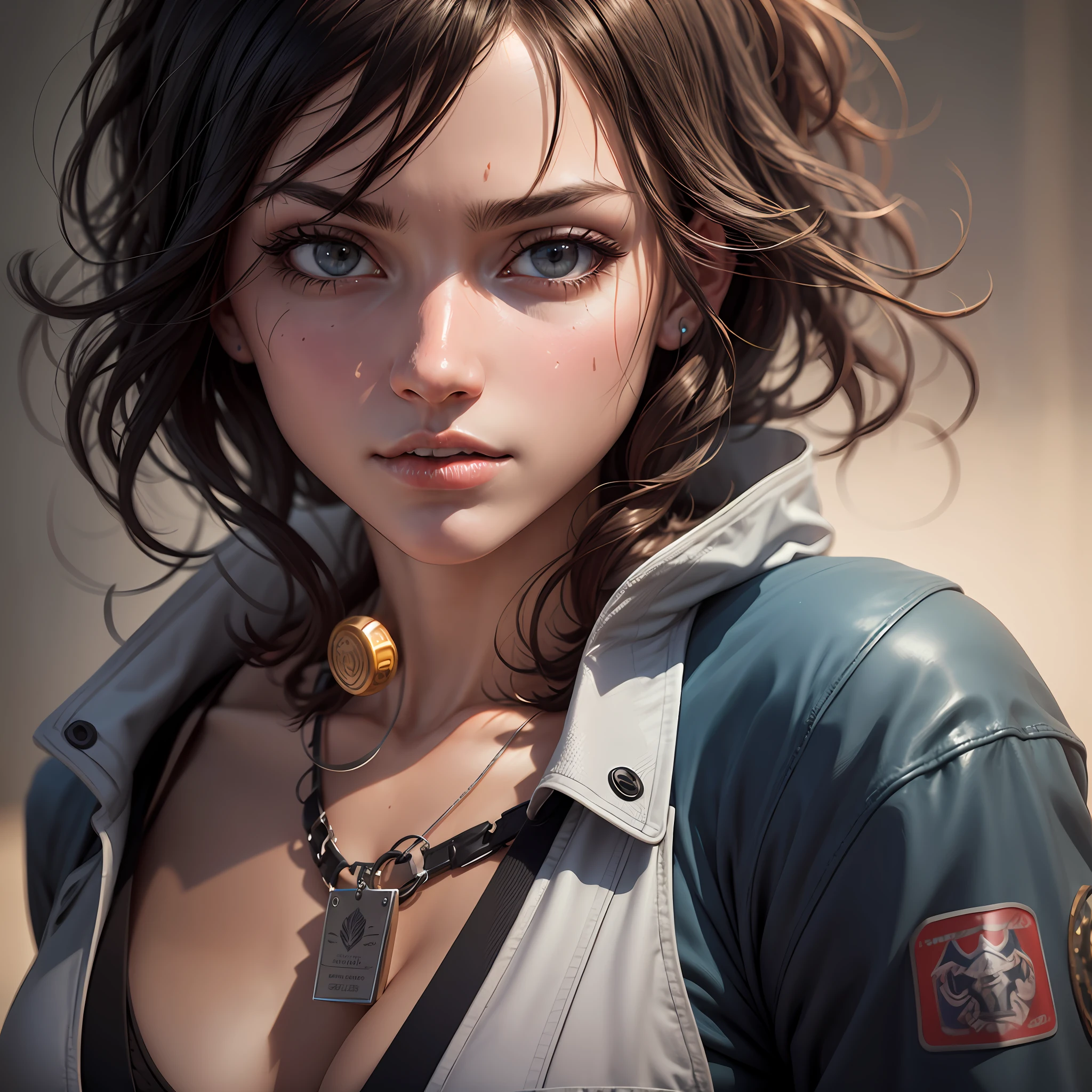 messy hair, gradient hair, character chart, bust chart, close-up, ray tracing, high detail, Social realism, UHD, retina, masterpiece, ccurate, anatomically correct, textured skin, super detail, high details, high quality, highres, award winning, best quality, 16k, HD --auto