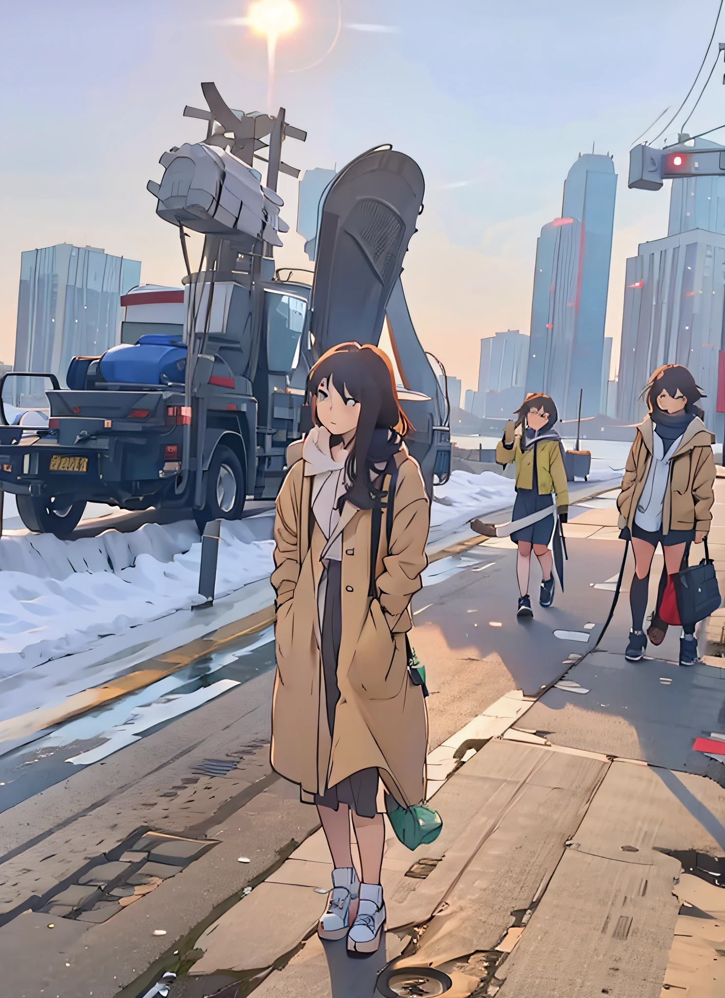 beauty anime manga goddess good looking seaside high cold