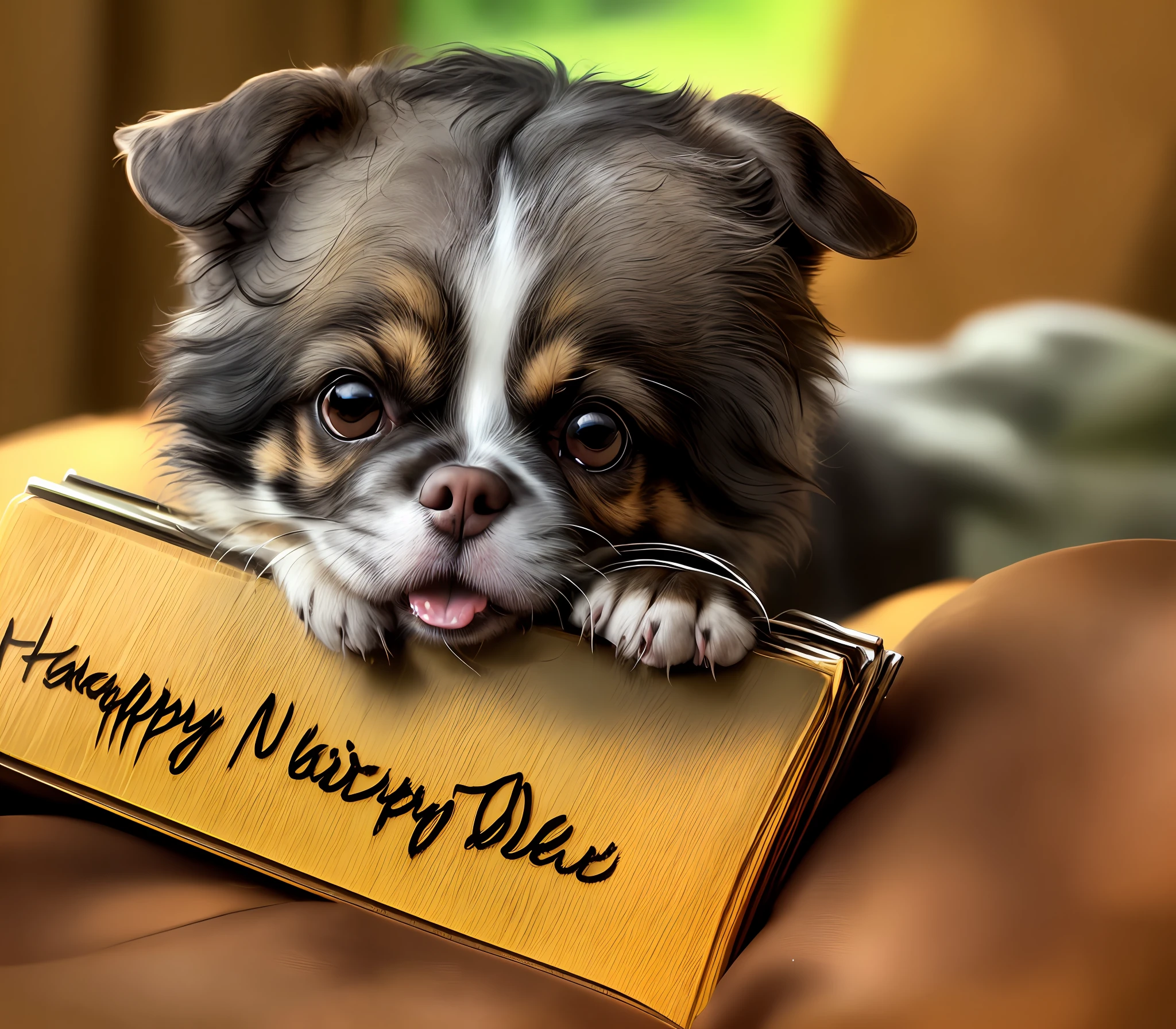 photo happy dog