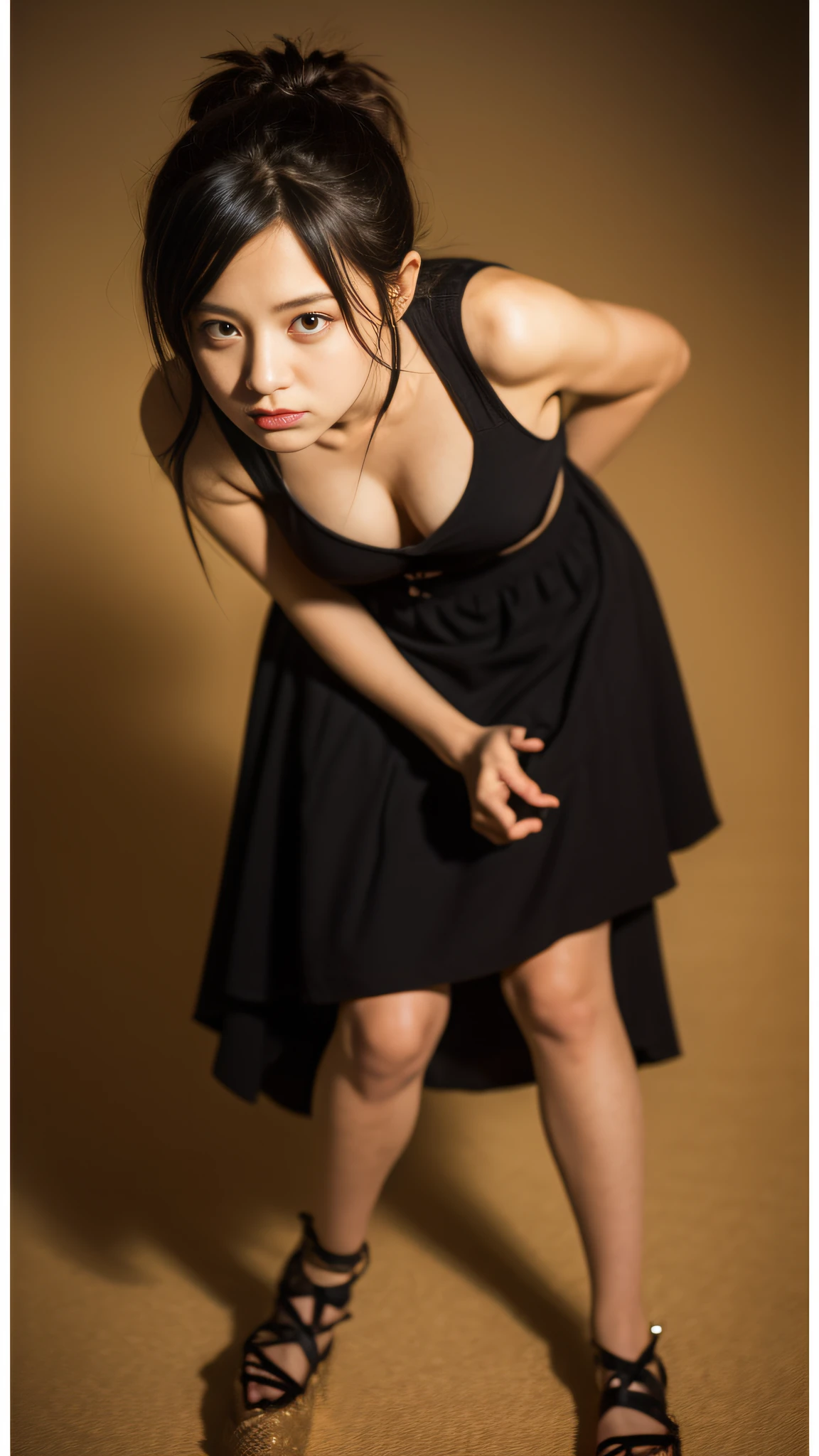 (Raw photography、beste-Qualit)、(realisitic、a photorealistic:1.3)、extremely delicate and beautiful、astonishing、finely detail、masterpiece、ultra detali、A high resolution、(Best Shadows)、intrikate、 foco nítido, Volumetric Fog, 8K UHD, DSLR, hightquality, (film grains:1.4), FujifilmXT3,1girl in、embarrassed、kawaii、Troubled face、Facing the camera、Check skirt