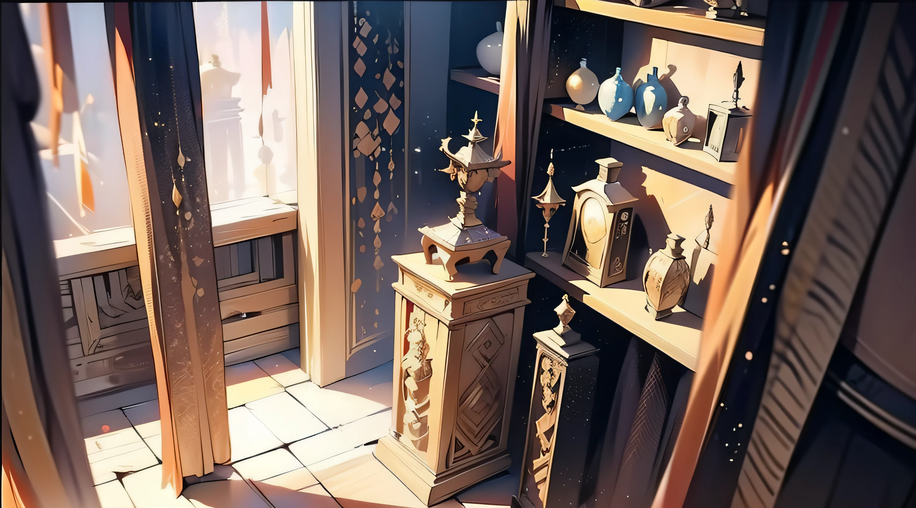 Weapon racks,There is a big sword