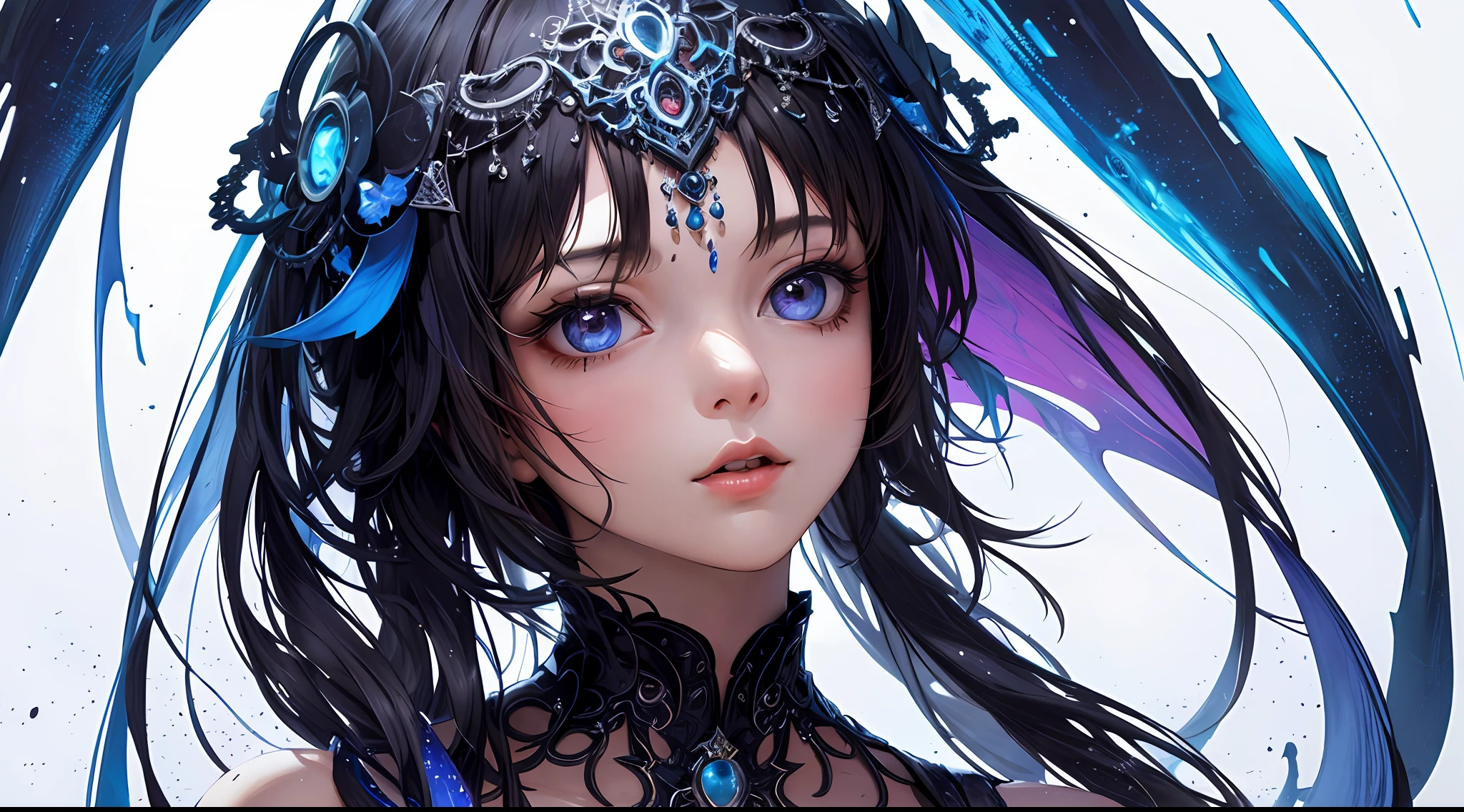 (masterpiece, top quality, best quality, official art, beautiful and aesthetic:1.2), (1girl:1.3), extreme detailed,(fractal art:1.3),colorful,highest detailed
