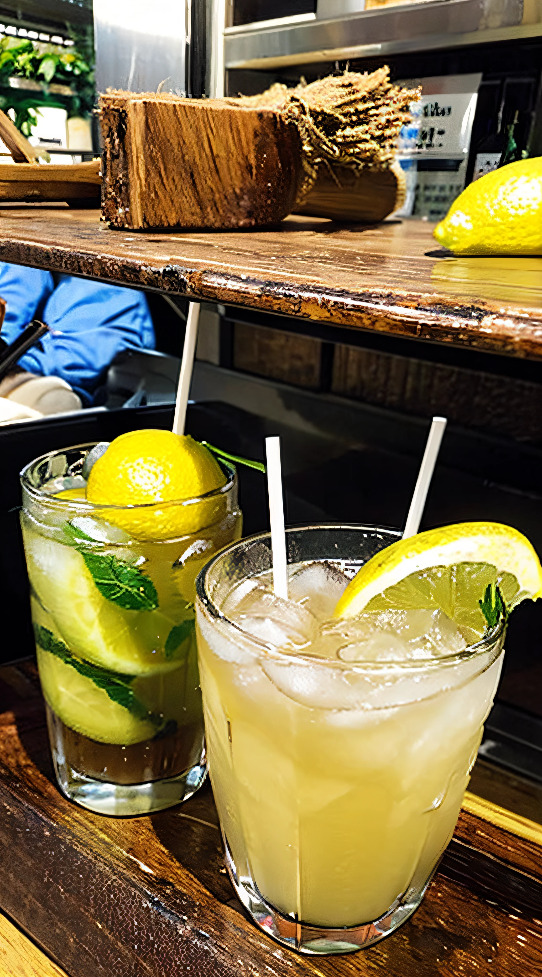lemon juice，lemons，Cold drink shop
