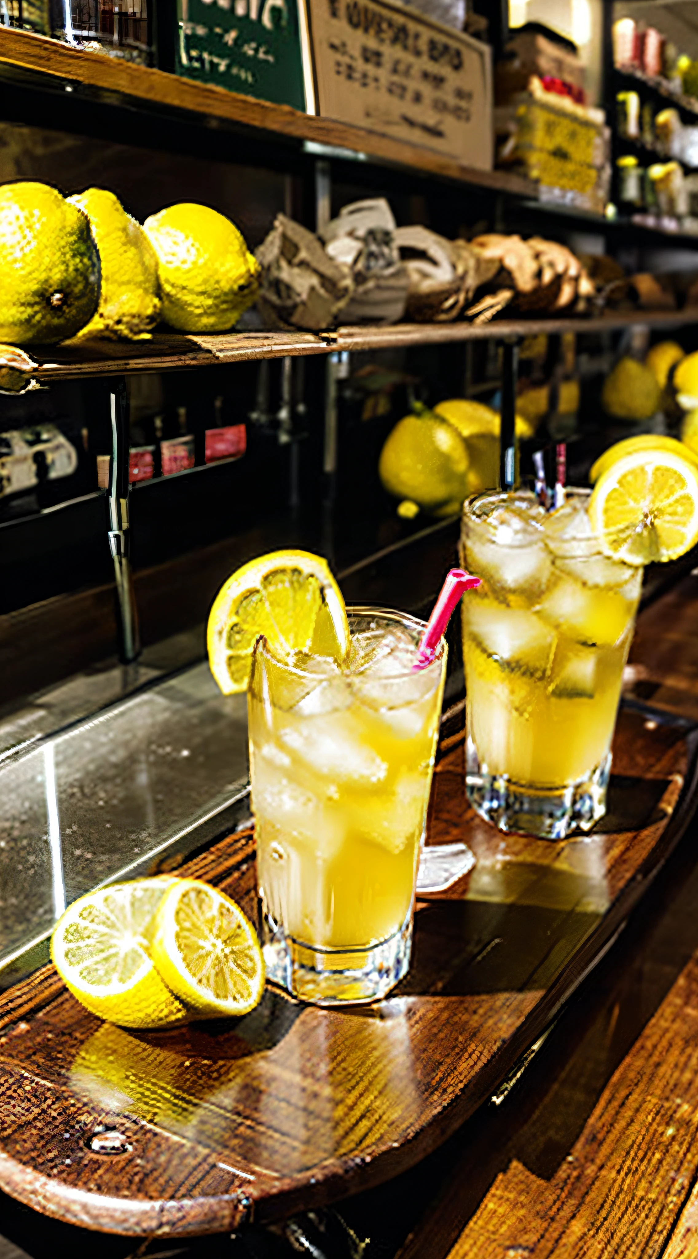 lemon juice,lemons,Cold drink shop