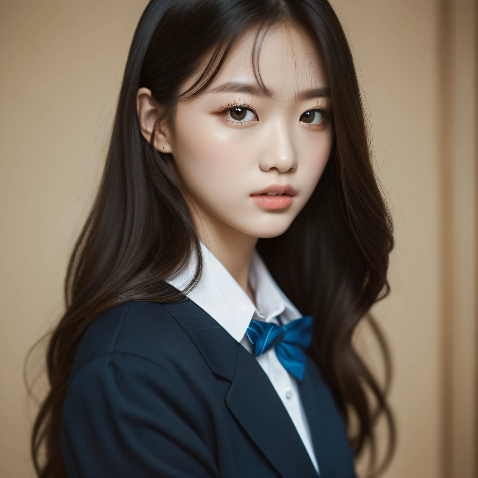 (Masterpiece: 1.2, highest quality), (real image, intricate details), Solo, Woman 1 person, school, school uniform,