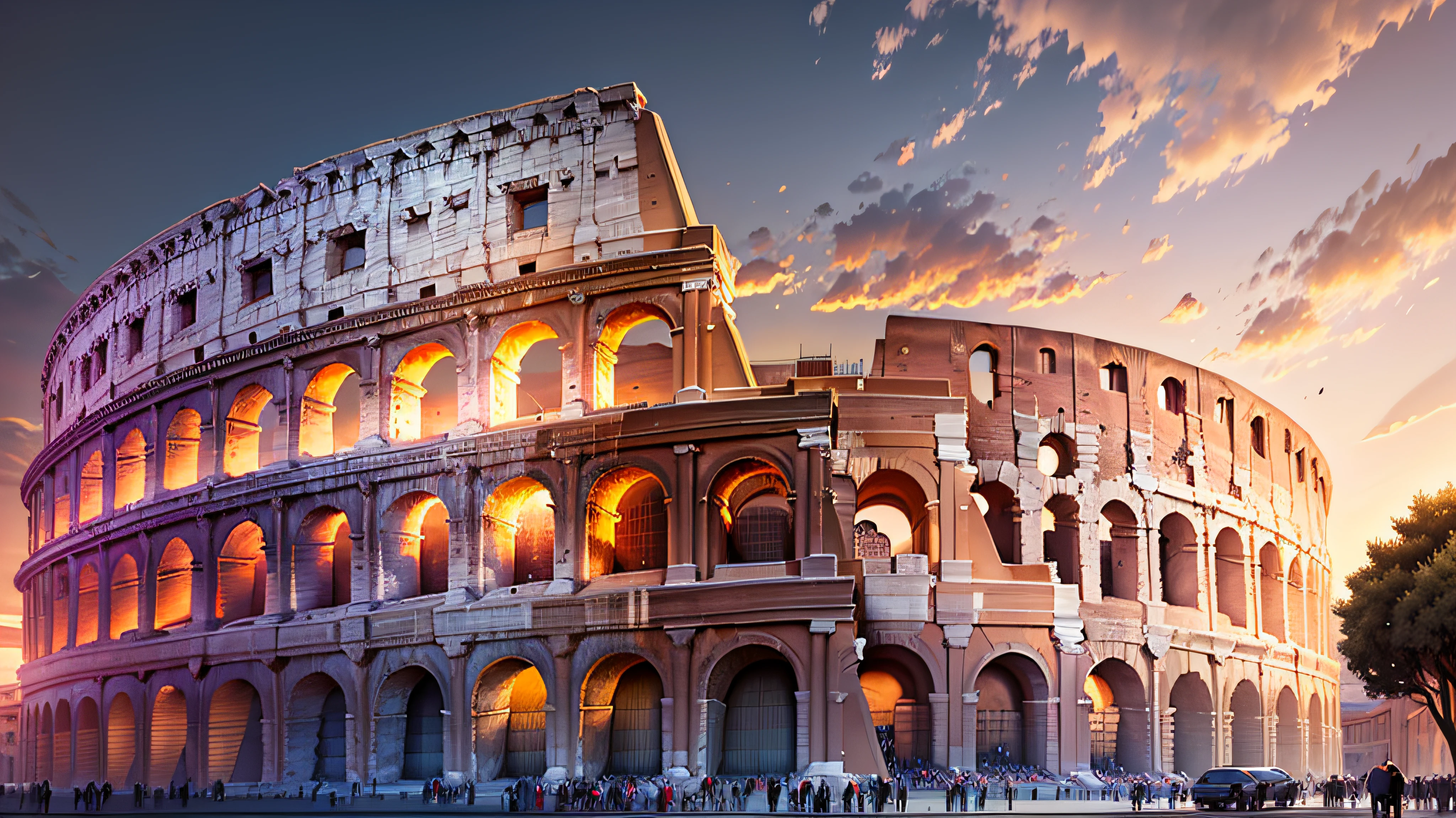 Roma , coliseu , Italy , imagem realista , pessoas diferentes no local , ( sem deformidades ) , ( eyes and hands without deformities) , perfect lighting, melhor qualidade , 8k , obra prima