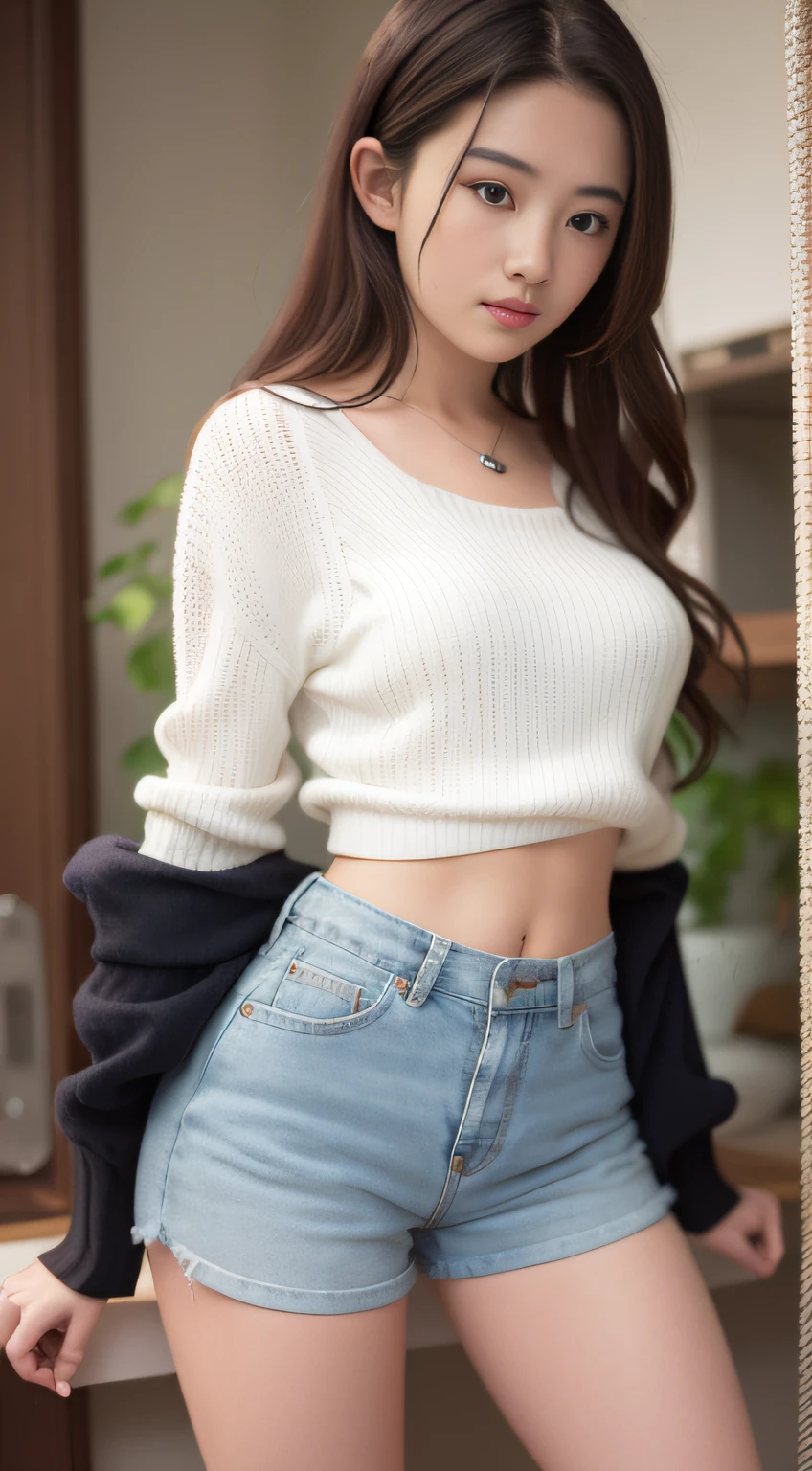 1 sweet girl,White top,