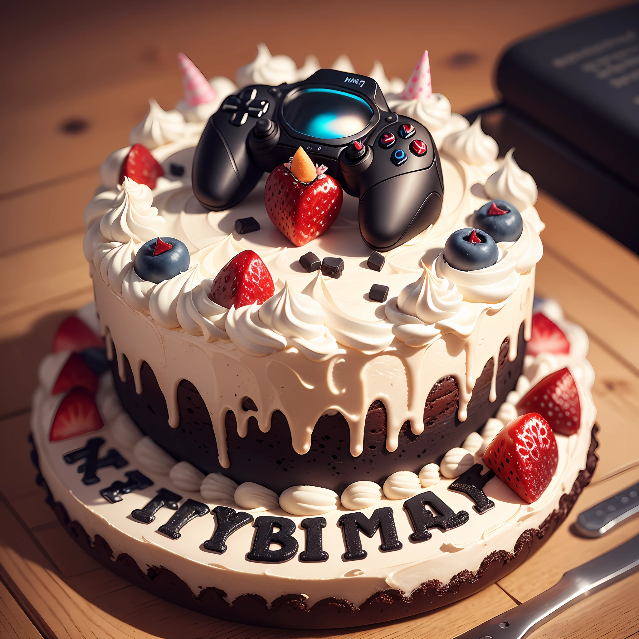 birthday cake for gamer --auto --s2