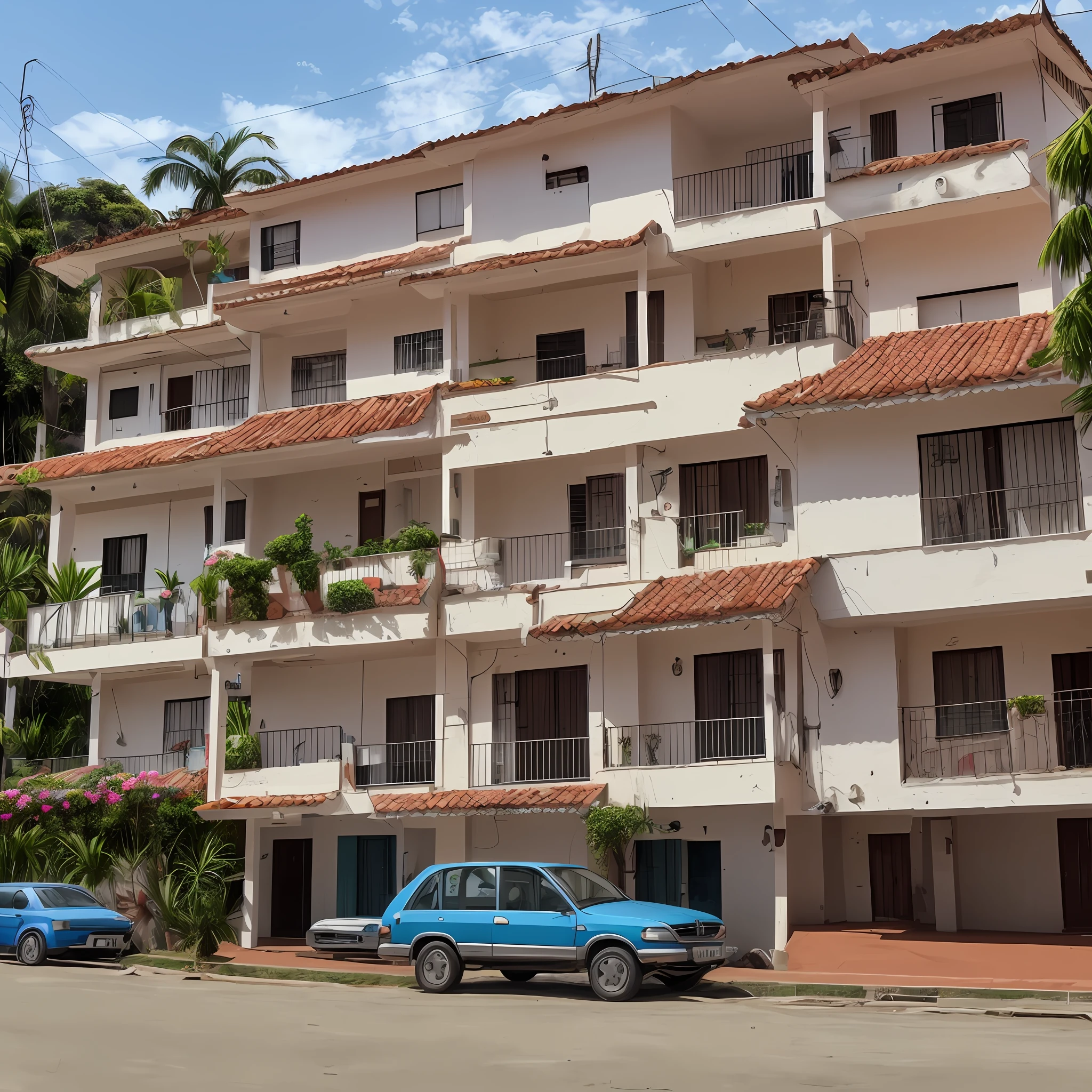 Casa no tempo nublado --auto