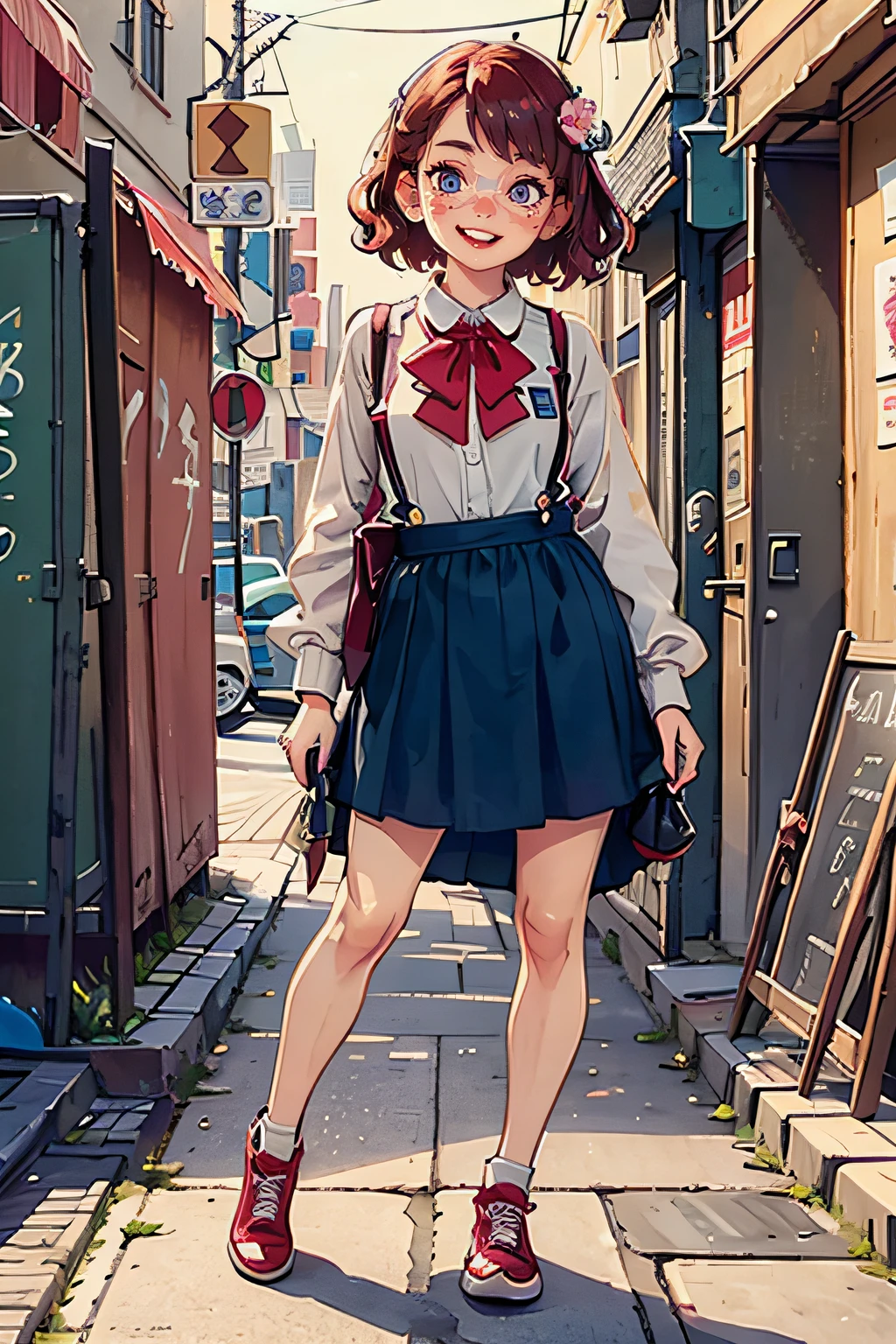 sharp eyes, cute face, extra detailed face, HD, photorealistic, cartoon art style, smiling