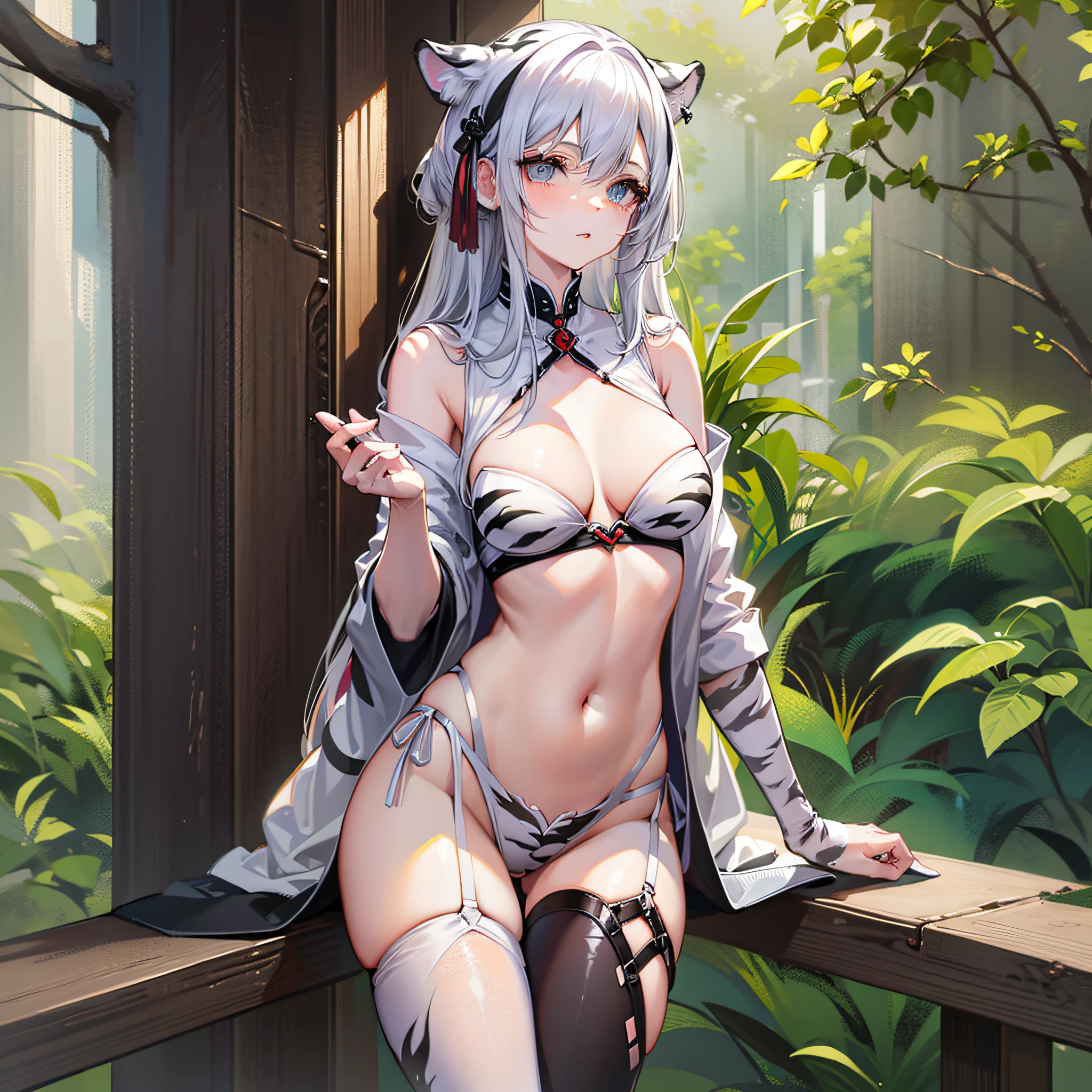 White tiger costume、Tiger Man Daughter