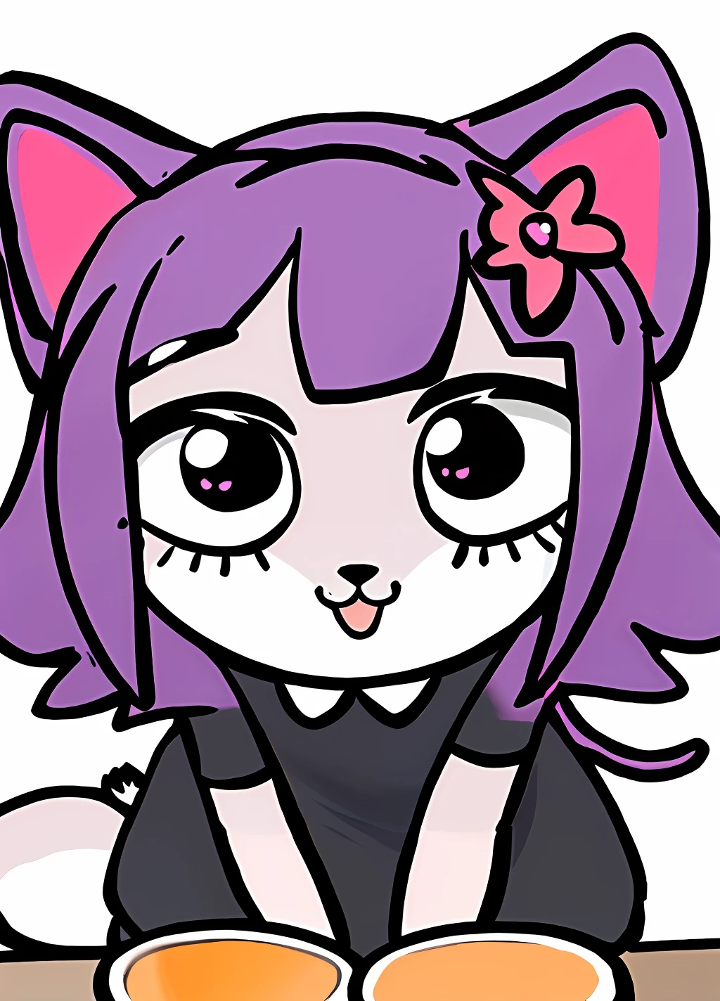 Cat Girl Little Girl 2D