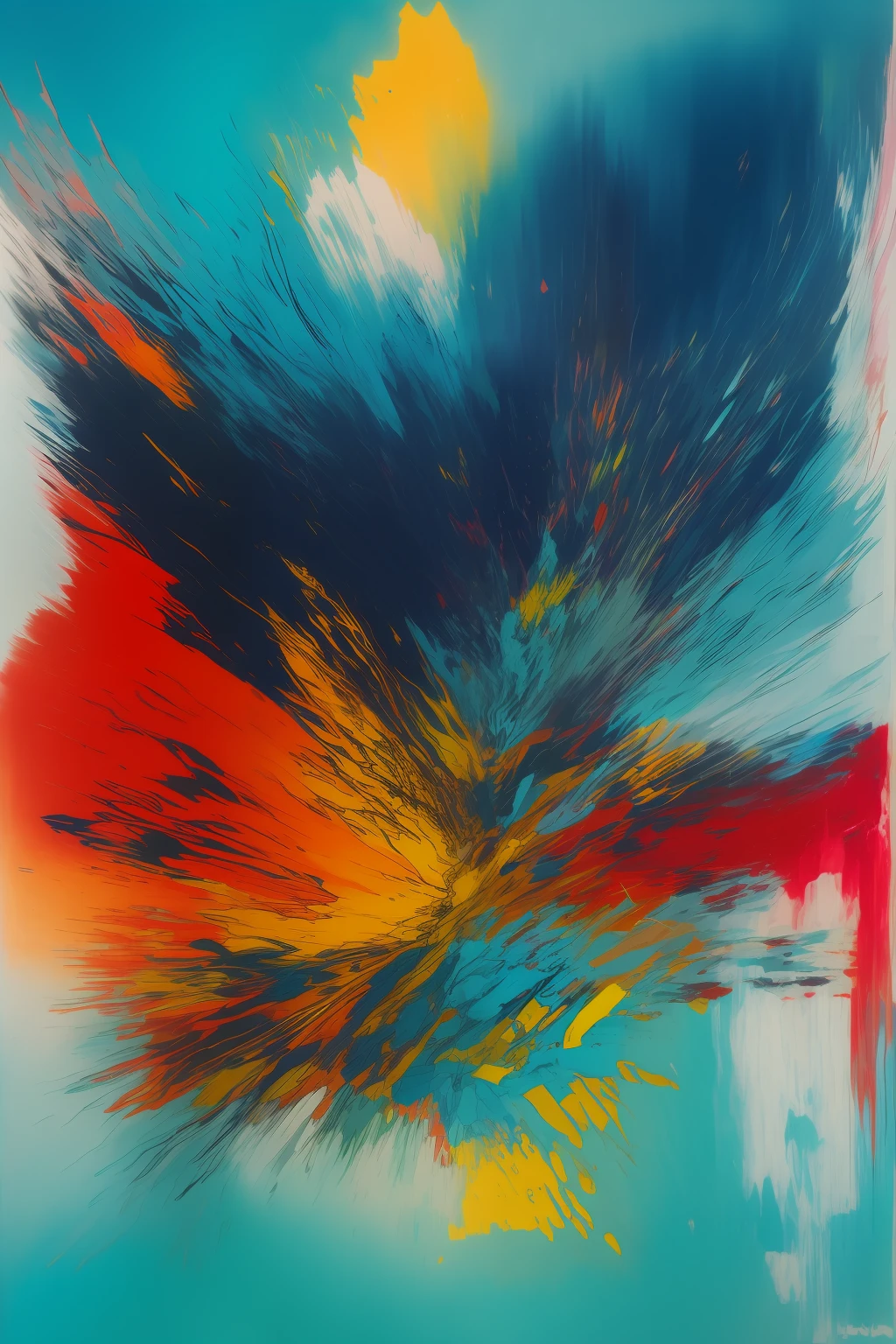 Post-punk art abstract