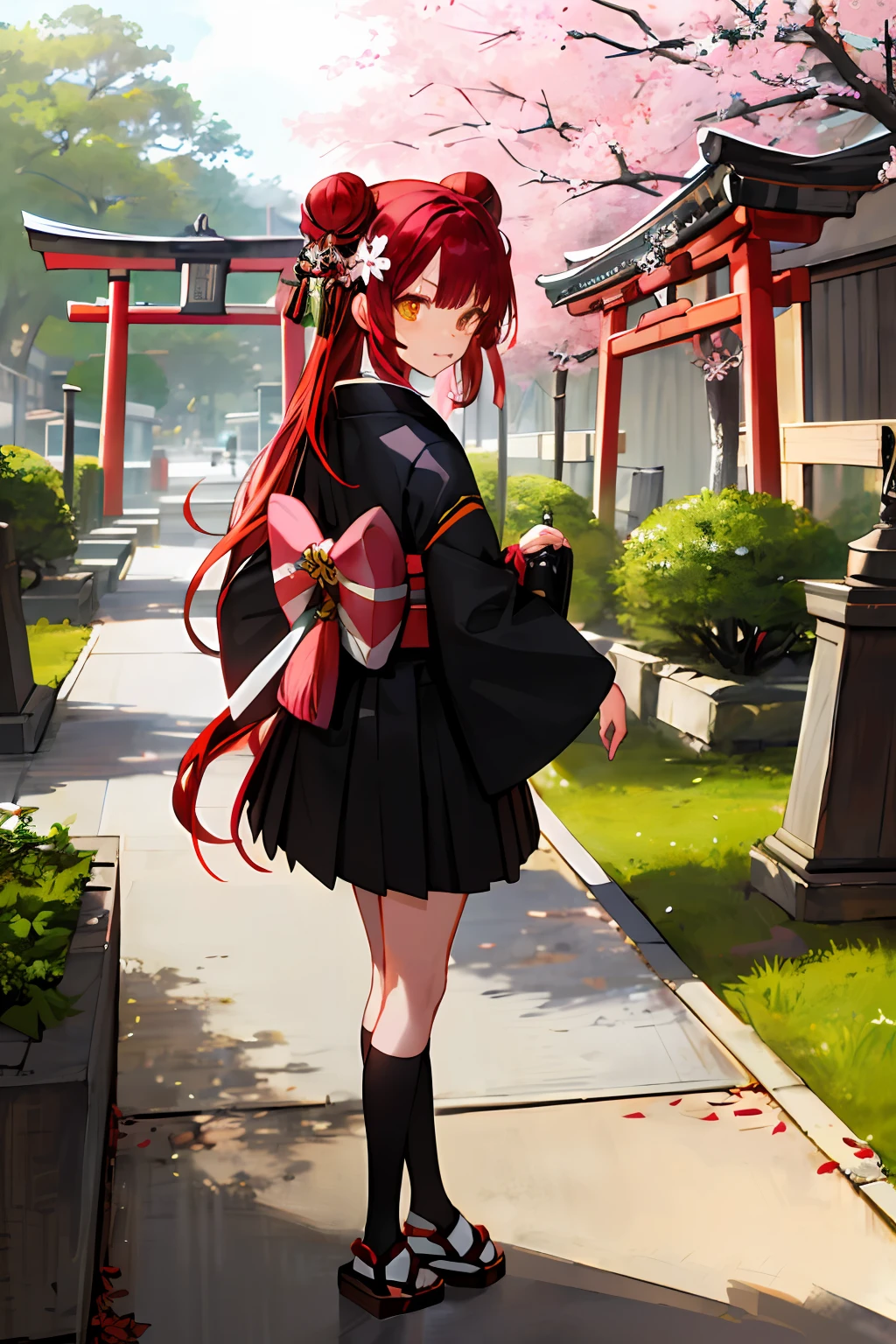 Kurama segurando uma katana
