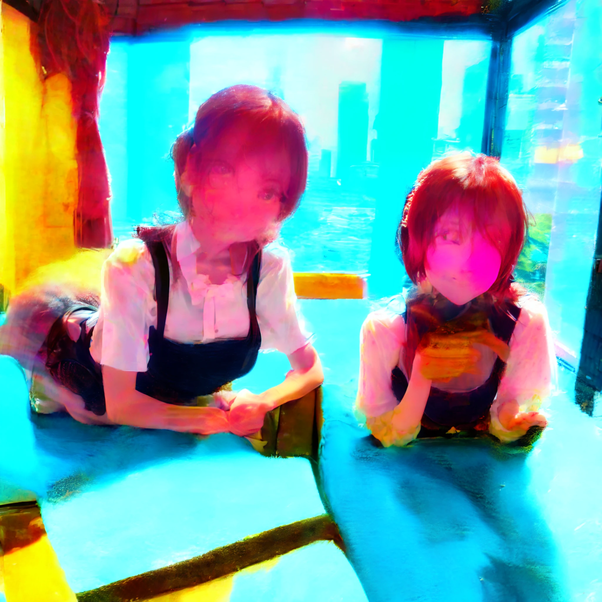 ((Midnight, Best quality, 8k, Masterpiece :1.3)), Whole body, Long legs, Sharp focus :1.2, A pretty woman with perfect figure :1.4, Slender abs :1.1, ((Dark brown hair, Big breasts :1.2)), (White tight tshirt, Jean bib, Standing:1.2), ((Night city view, Rooftop:1.3)), Highly detailed face and skin texture, Detailed eyes, Double eyelid