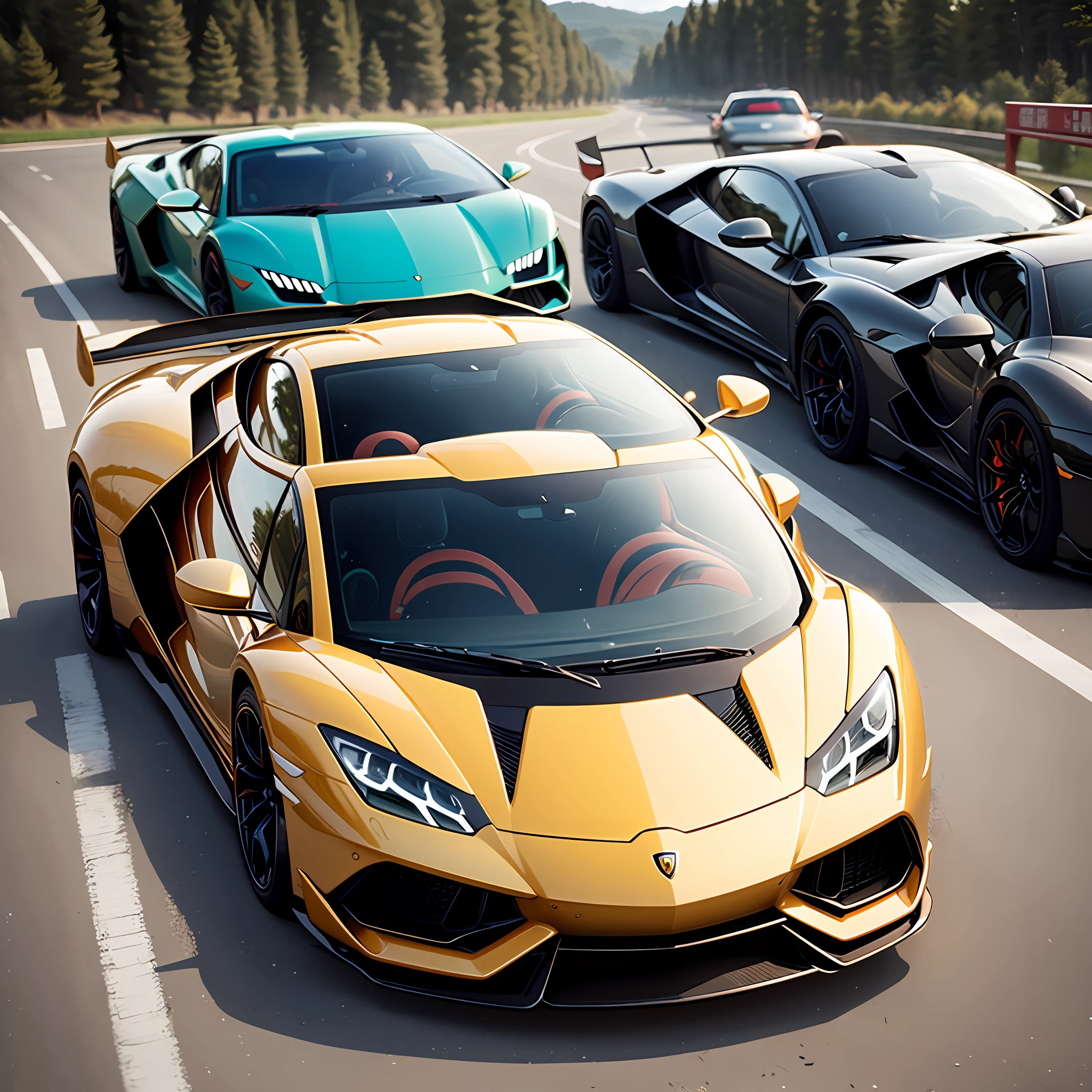 Lamborghini sports car，picture quality is high --auto