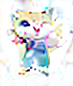 A cat in a pink shirt and overalls, avatar for website, cute character,, Lovely vtuber, cute anthropomorphic bunny, Cartoon Cute, Full body, inspired by Kanbun Master, Laugh woo-woo, !!Full body portrait!!, Full body:: Sunny weather::