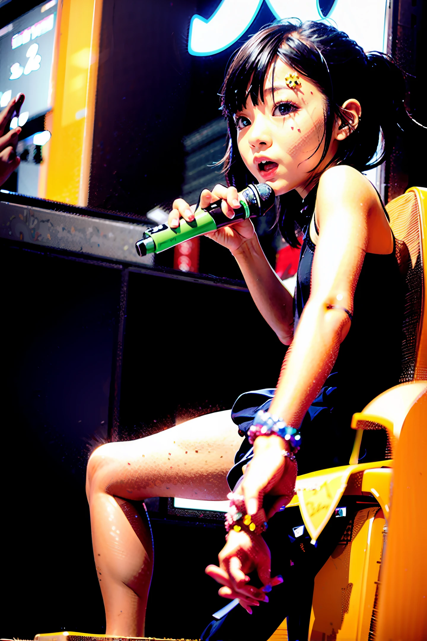 I push the child Hoshino Ai idol