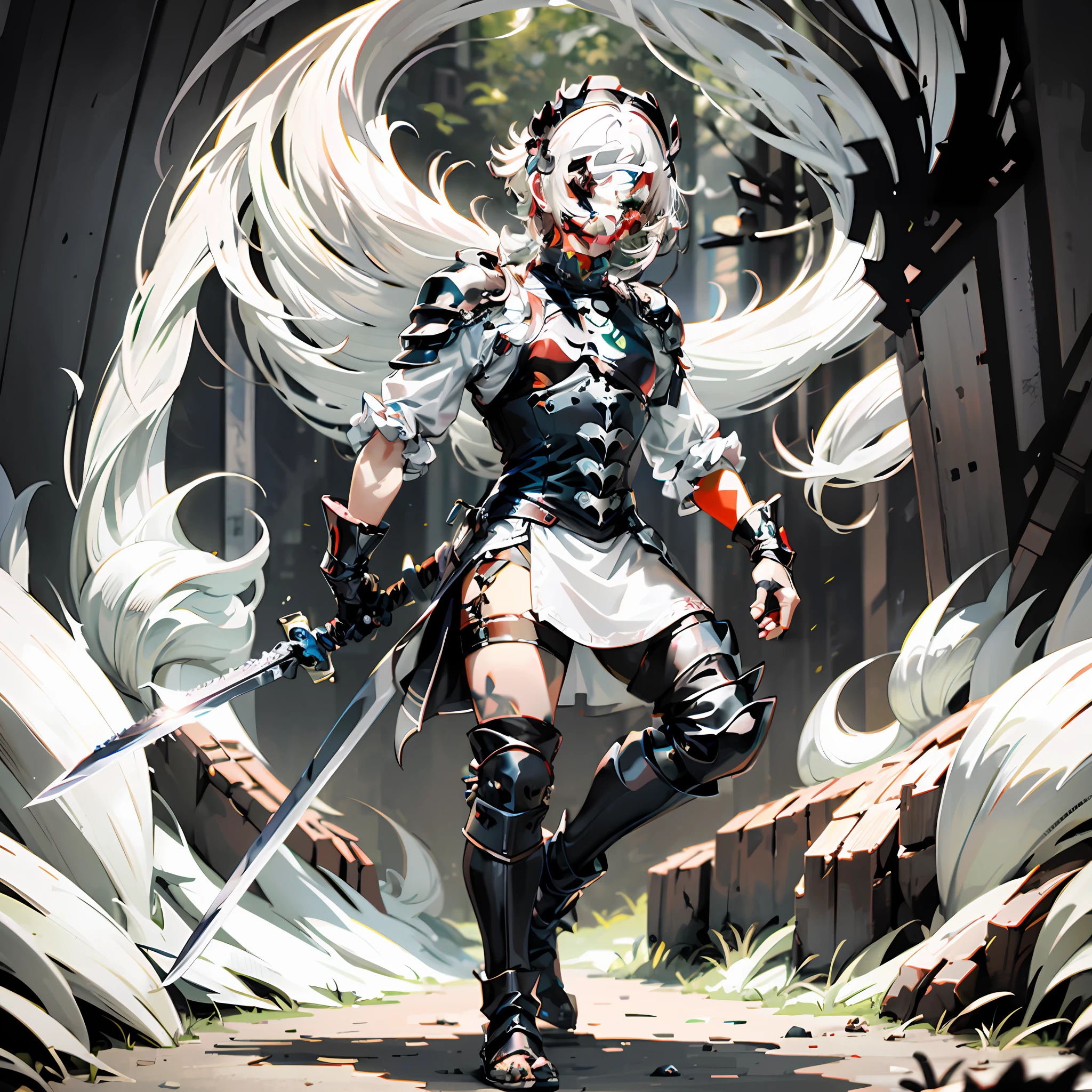 anime character with sword and armor walking through a tunnel, Badass anime 8 K, Best anime 4k konachan wallpaper, anime styled digital art, advanced digital anime art, 2. 5 D CGI anime fantasy artwork, Epic fantasy digital art style, trending on artstation pixiv, very beautiful cyberpunk samurai, digital advanced anime art, Anime epic artwork