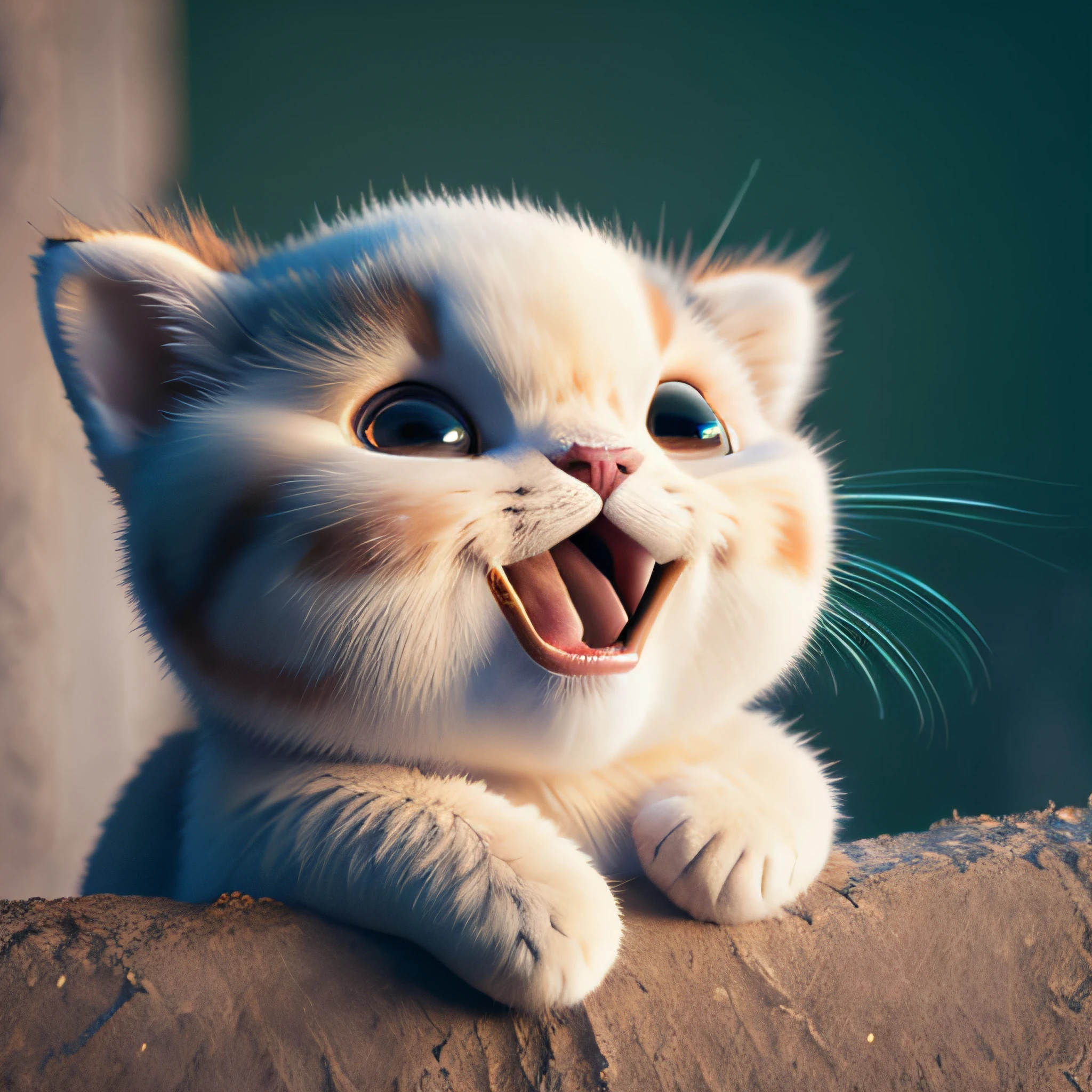 cat, orange, fat, garfield, no_humans, depth of field, disney style, DARK_Glam, wearing DRK_Glam, deep shadow, (dark: 1.4), (8k, RAW photo, best quality, masterpiece: 1.2), big expression happy with mouth