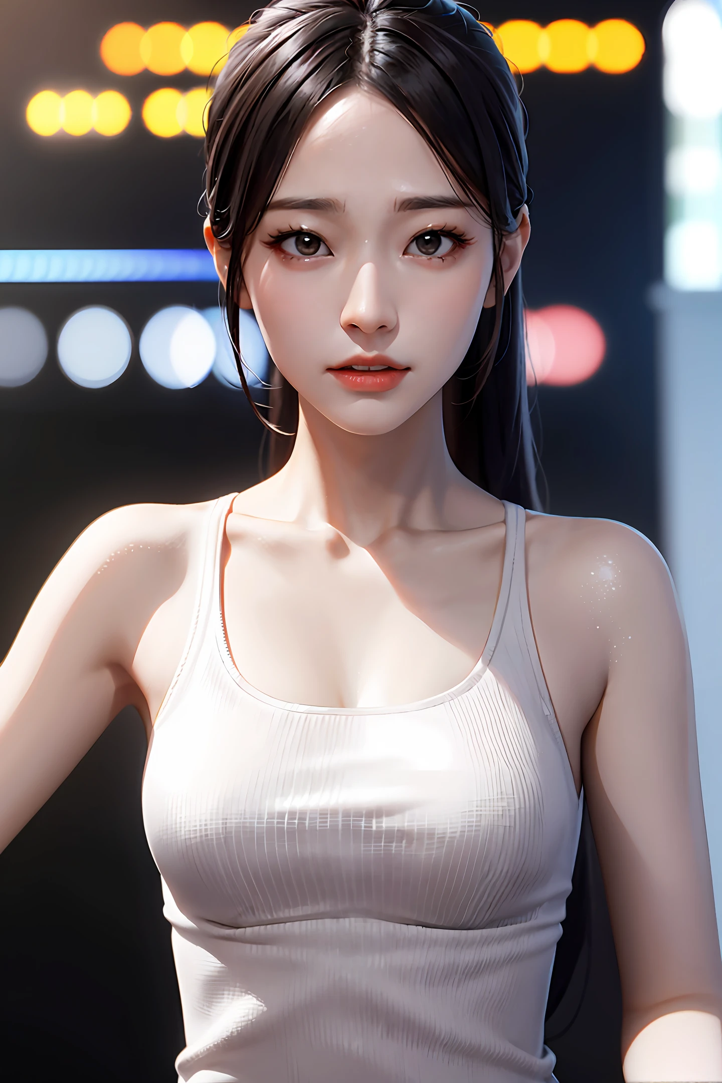 (非常详细的 CG 统一 8k 壁纸),1girl,比基尼