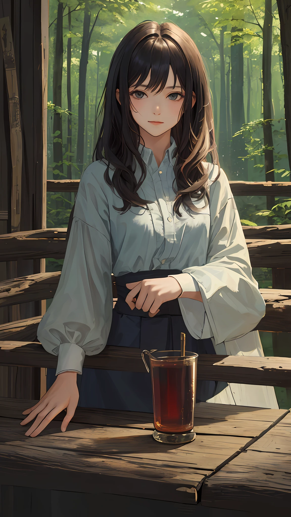 (masterpiece, best quality:1.4), 1girl, looking at viewer,
(wavy hair:0.8), long hair,
(on front), river, forest,
{upper body|cowboy shot},
{night|morning|dawn},
{indoors|outdoors},
{sitting|standing|ground},
