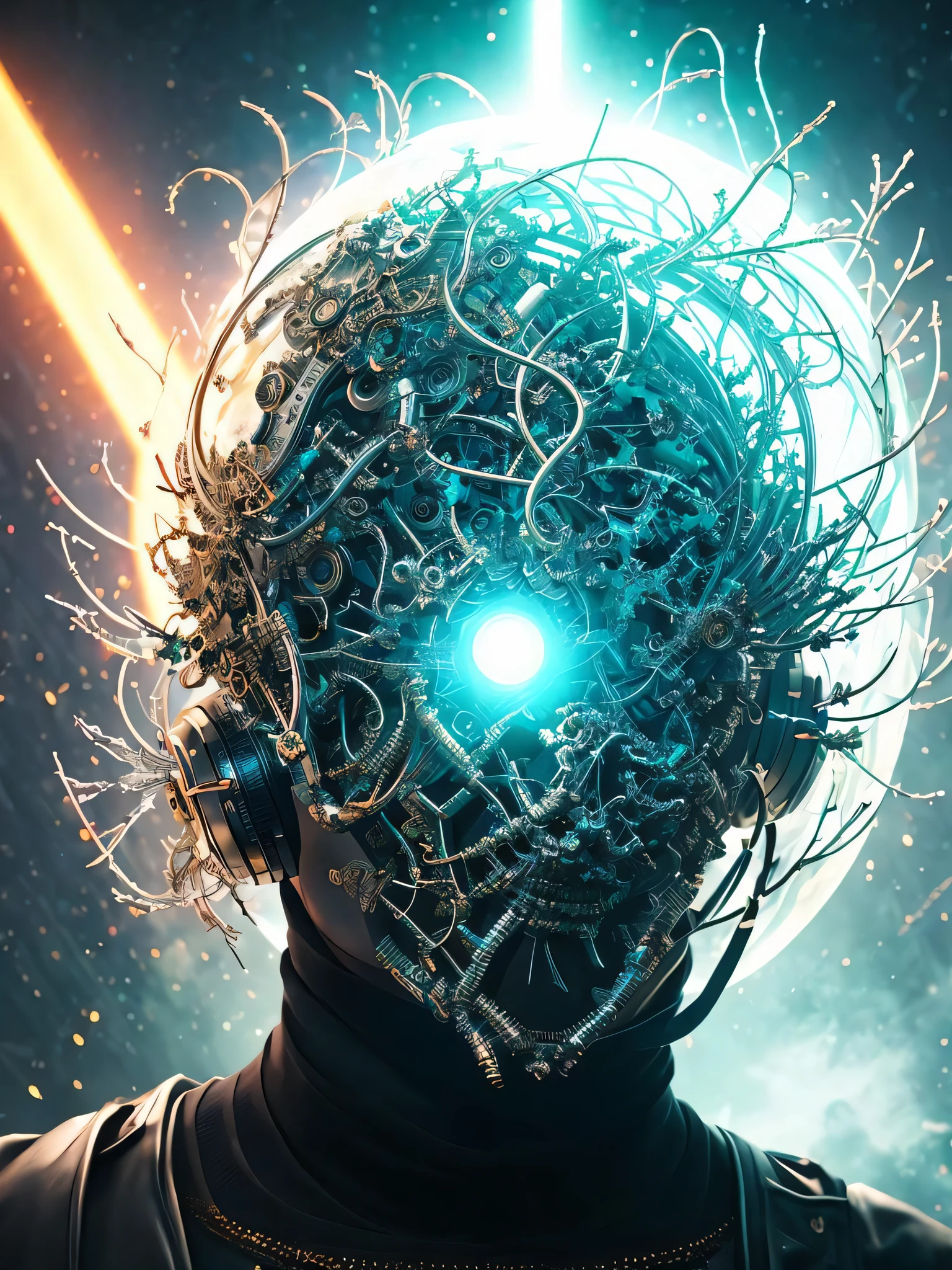 middle age (astronaut:1.1), ethereal background, abstract beauty, explosive volumetric smoke, approaching perfection, pure form, golden ratio, minimalistic, unfinished, concept art, symmetrical, by Carne Griffiths and Wadim Kashin, intricate details, high resolution, hyperdetailed, sf, intricate artwork masterpiece, ominous, trending on cgsociety, intricate, epic, trending on artstation, by artgerm, h. r. giger and beksinski, highly detailed, vibrant, production cinematic character render, ultra high quality model, neon ambiance, gear mecha, detailed acrylic, grunge, intricate complexity, rendered in unreal engine, superrealistic, sharp focus, studio photo, intricate details, highly detailed, by greg rutkowski