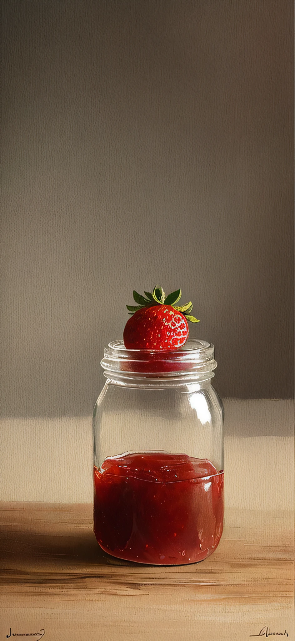 ((half-empty jar of strawberry jam)), jar stained with jam, (poster: 1.6), ((jam spray)), Eiffel Tower in Paris, ((jam block on the table))) ((jam flowing from the side of the jar to the table))), spoon on the table stained with jam, (((pre-revolutionary Russian style))) intricate detail, fine detail, hyperdetail, ray tracing, subsurface scattering, diffuse soft light, shallow depth of field, intricate, high detail, sharp focus bokeh, (( Painting by James Jeam, Krenz Cushart))))